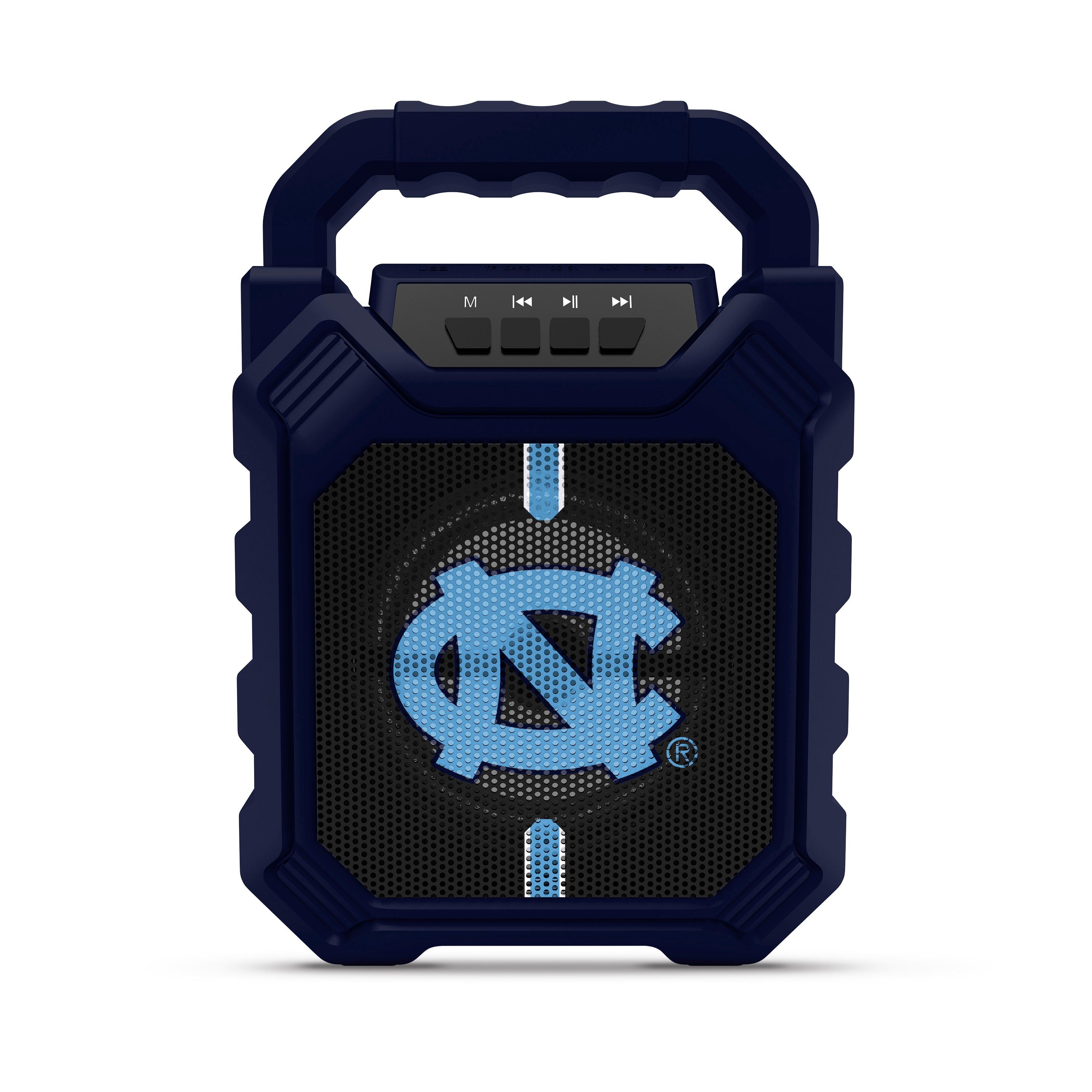 North Carolina Tar Heels NCAA Syncable Bluetooth Wireless Speaker with LED Lights & FM Radio