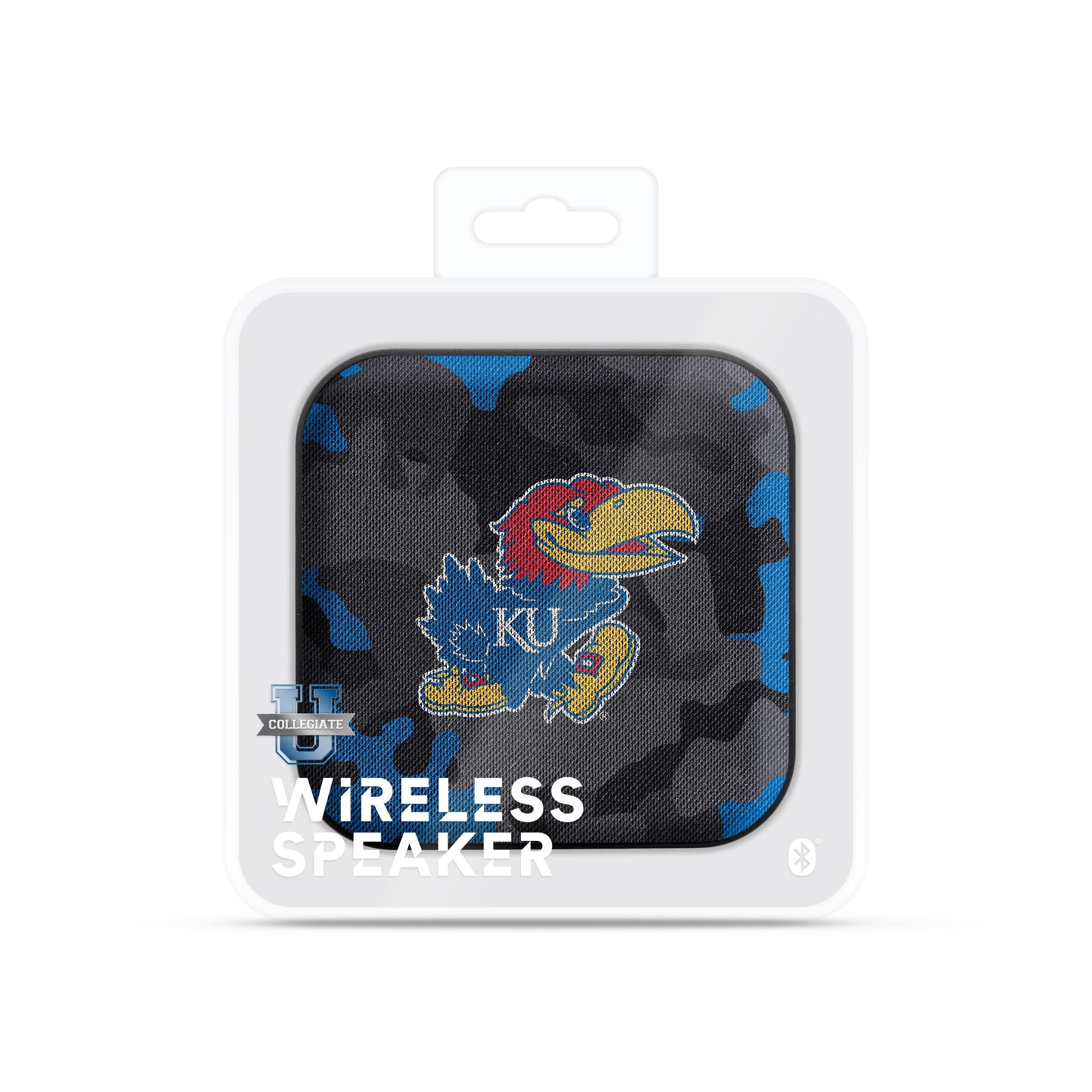 Kansas Jayhawks NCAA Camo Bluetooth Speaker