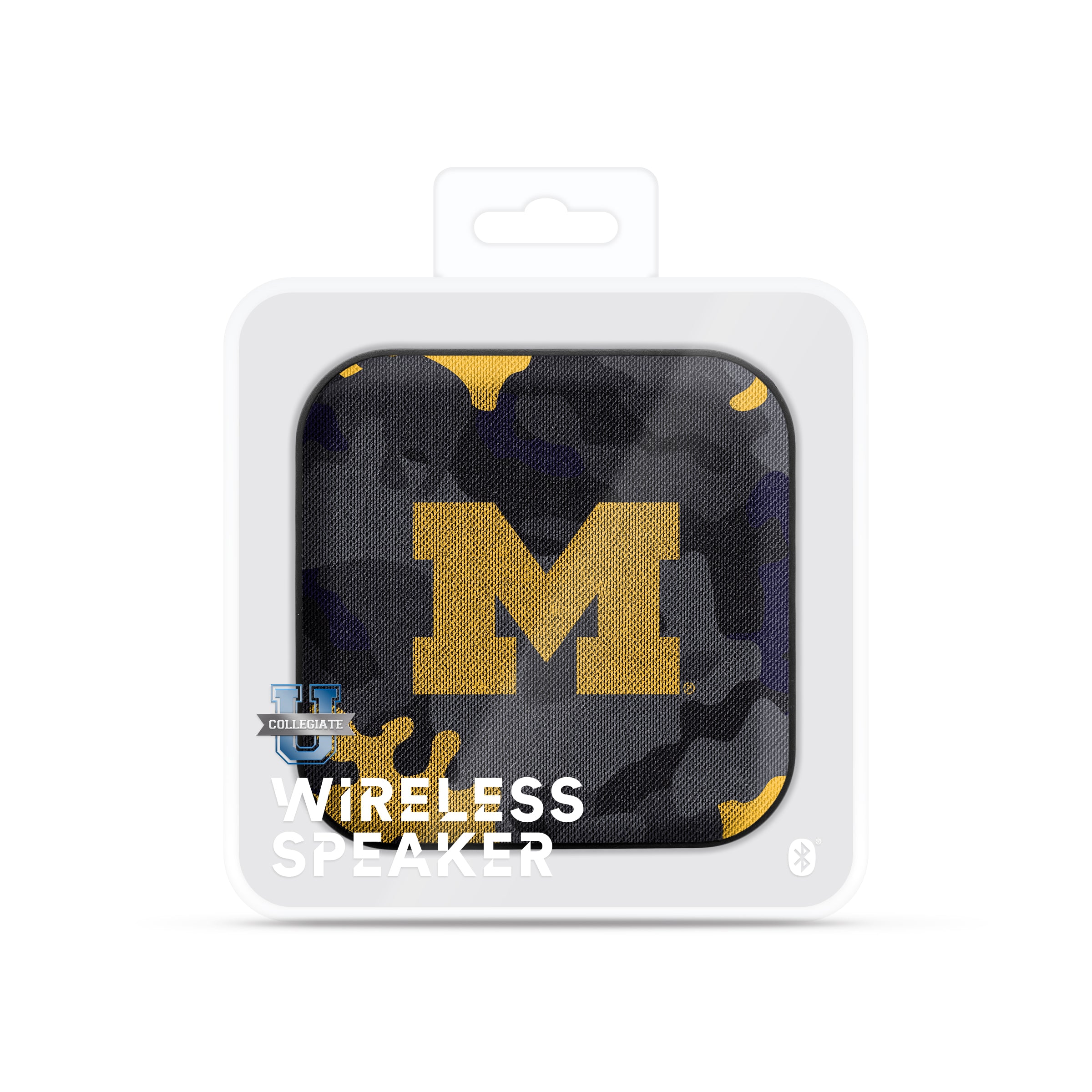 Michigan Wolverines NCAA Camo Bluetooth Speaker