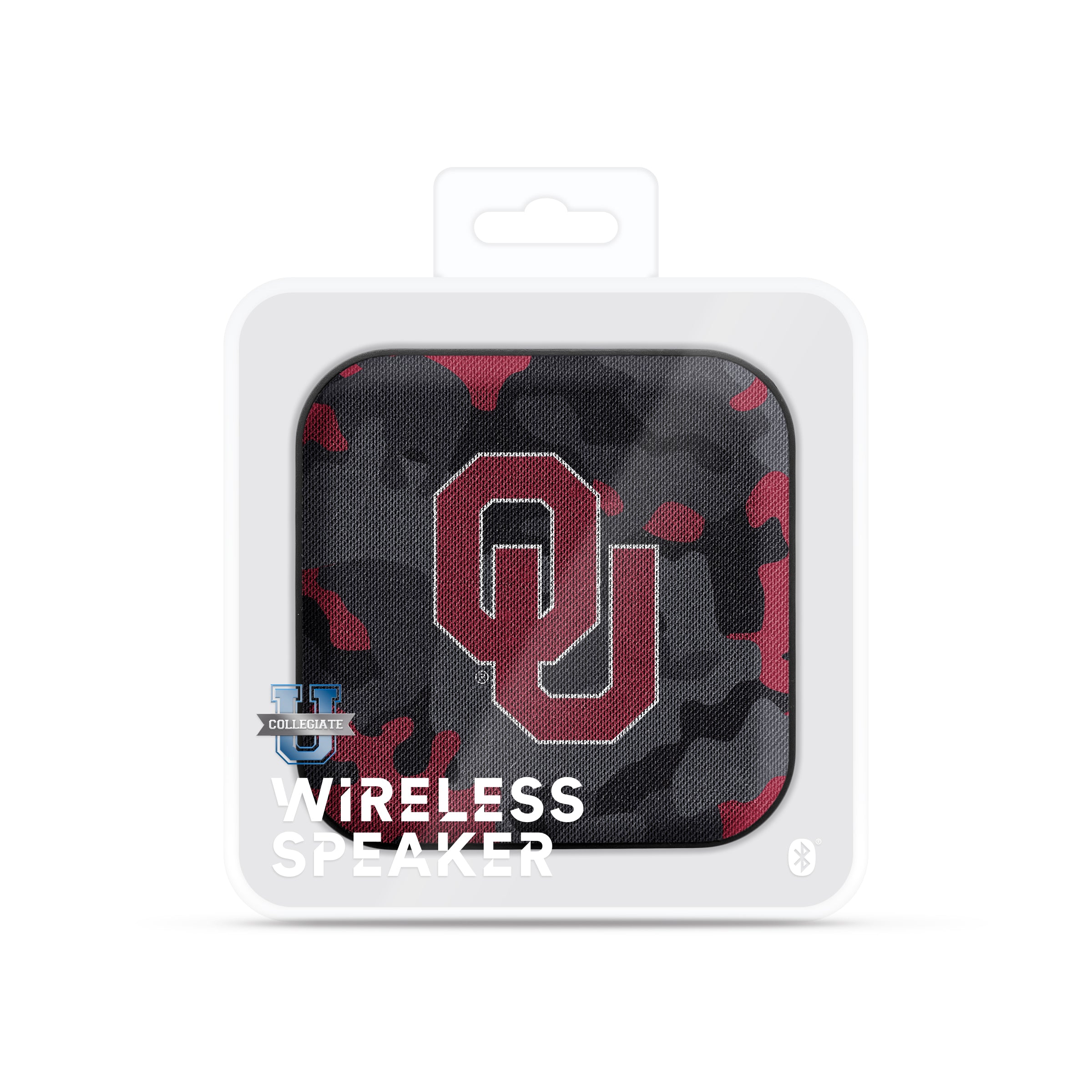 Oklahoma Sooners NCAA Camo Bluetooth Speaker