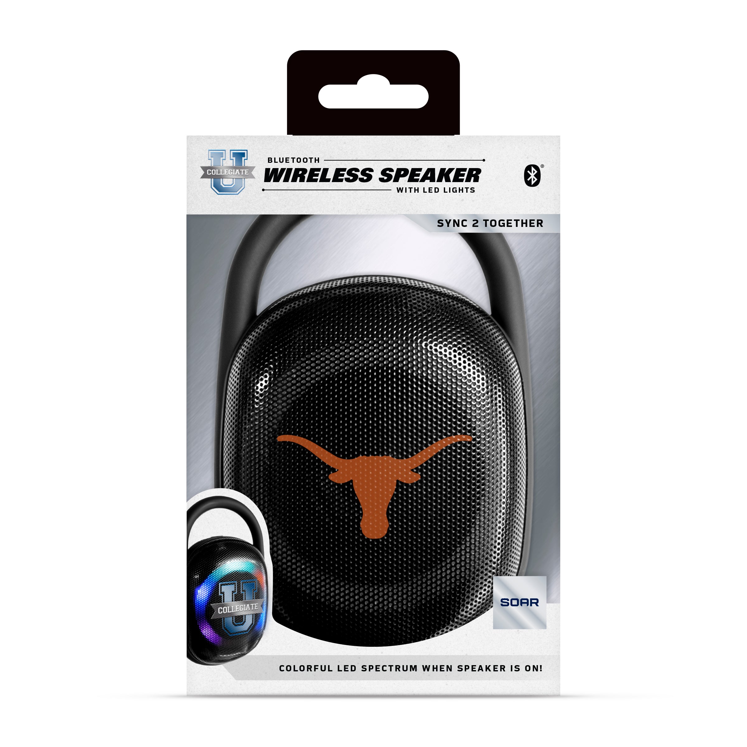 Texas Longhorns NCAA Portable Bluetooth Speaker