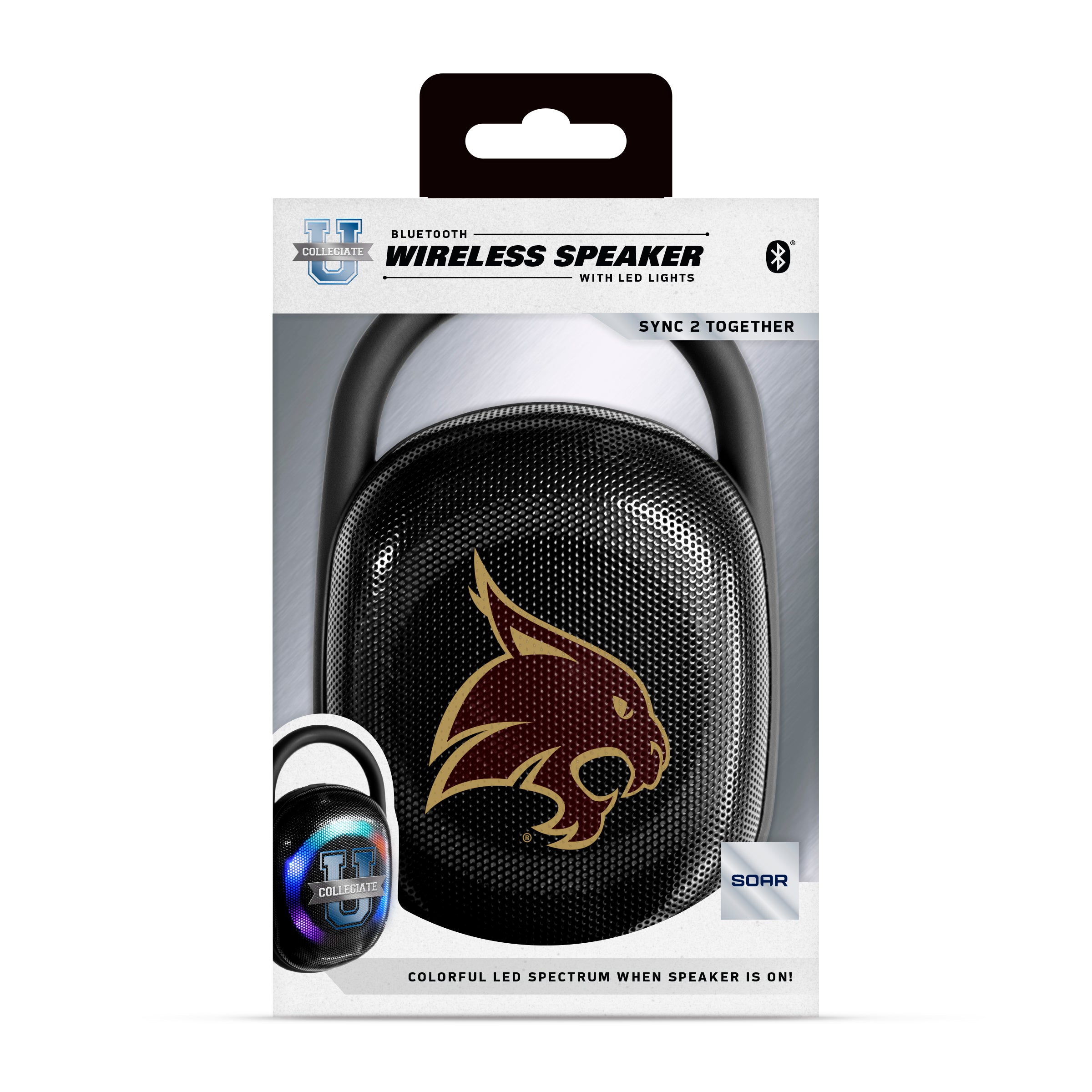 Texas State Bobcats NCAA Portable Bluetooth Speaker