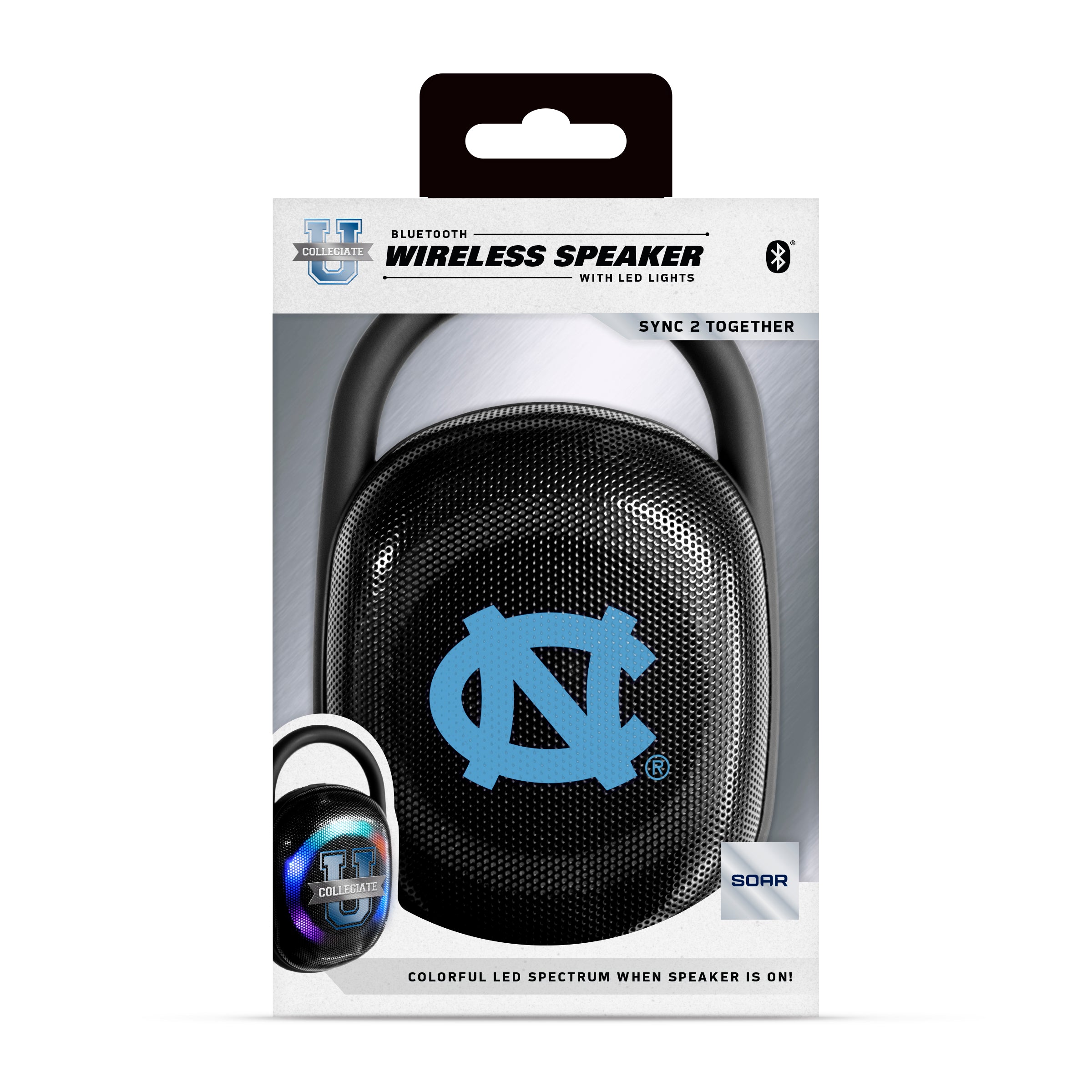 North Carolina Tar Heels NCAA Portable Bluetooth Speaker