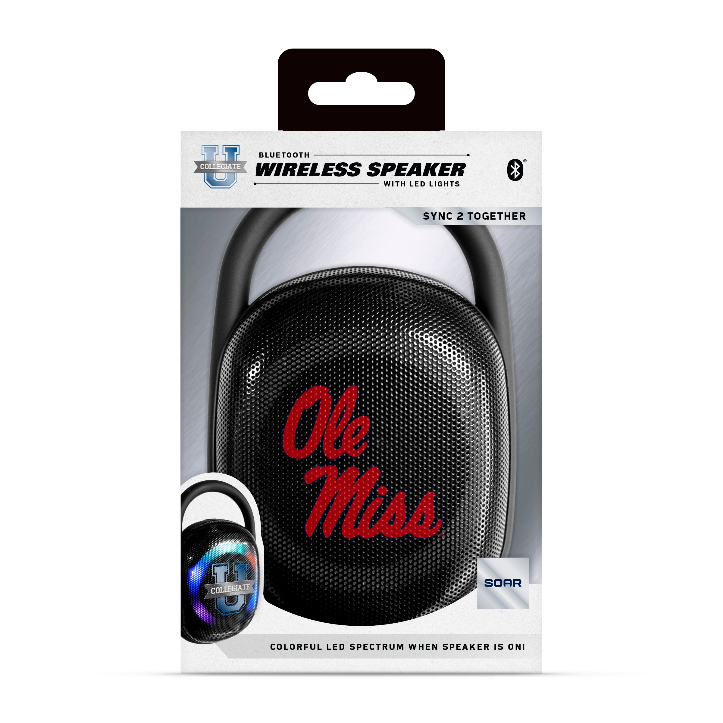 Ole Miss Rebels NCAA Portable Bluetooth Speaker