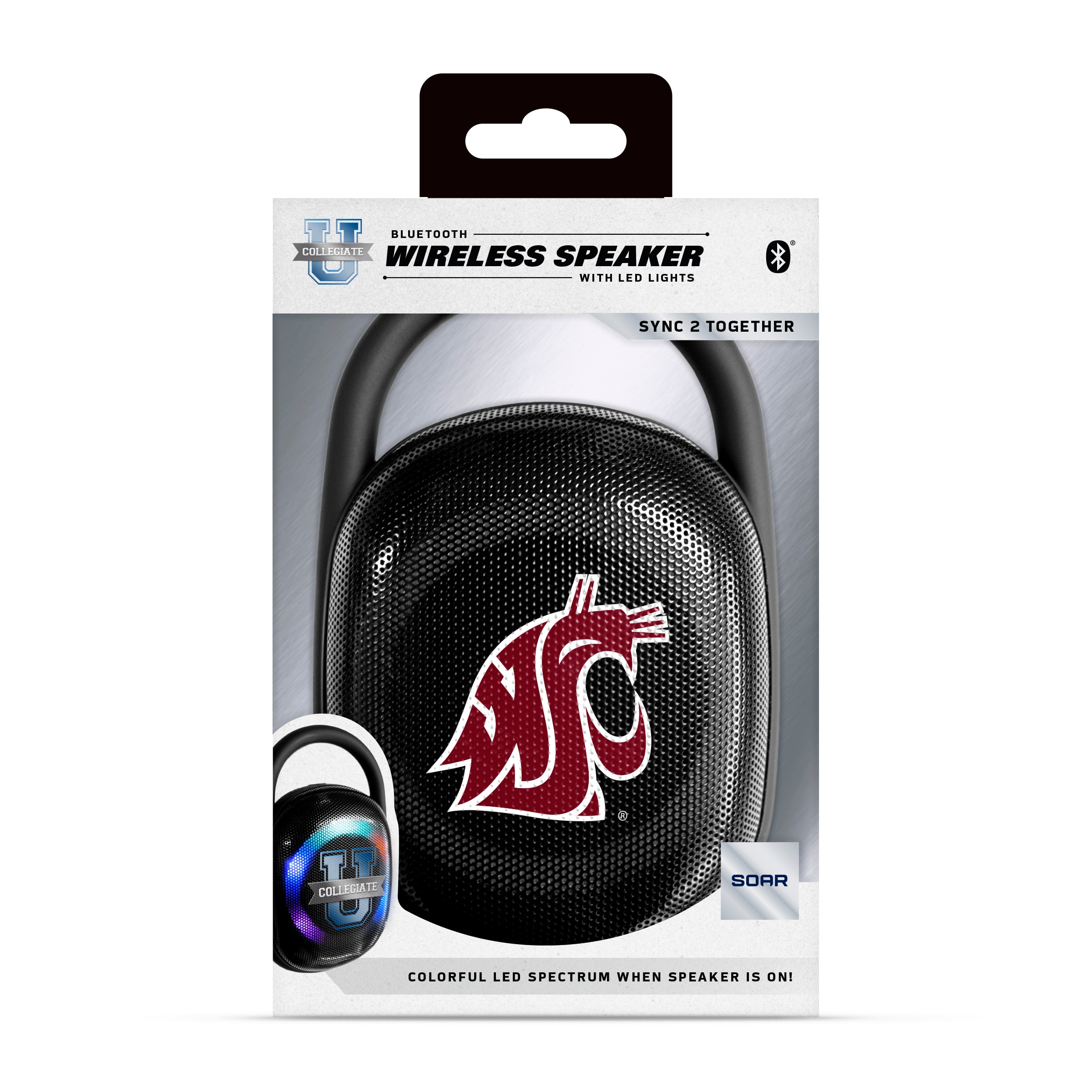 Washington State Cougars NCAA Portable Bluetooth Speaker