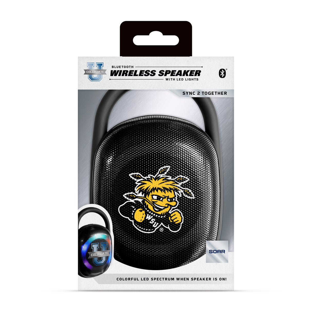 Wichita State Shockers NCAA Portable Bluetooth Speaker