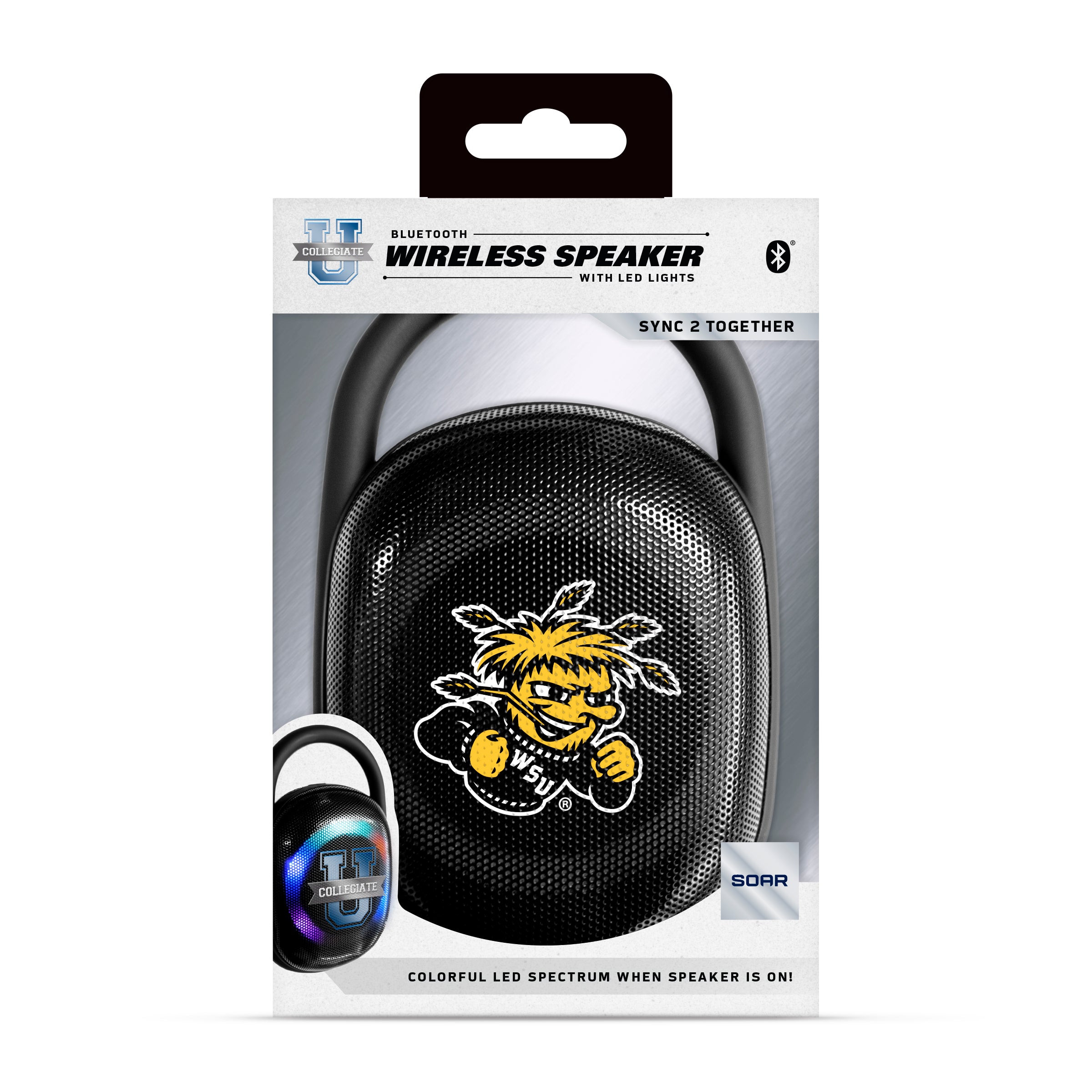 Wichita State Shockers NCAA Portable Bluetooth Speaker