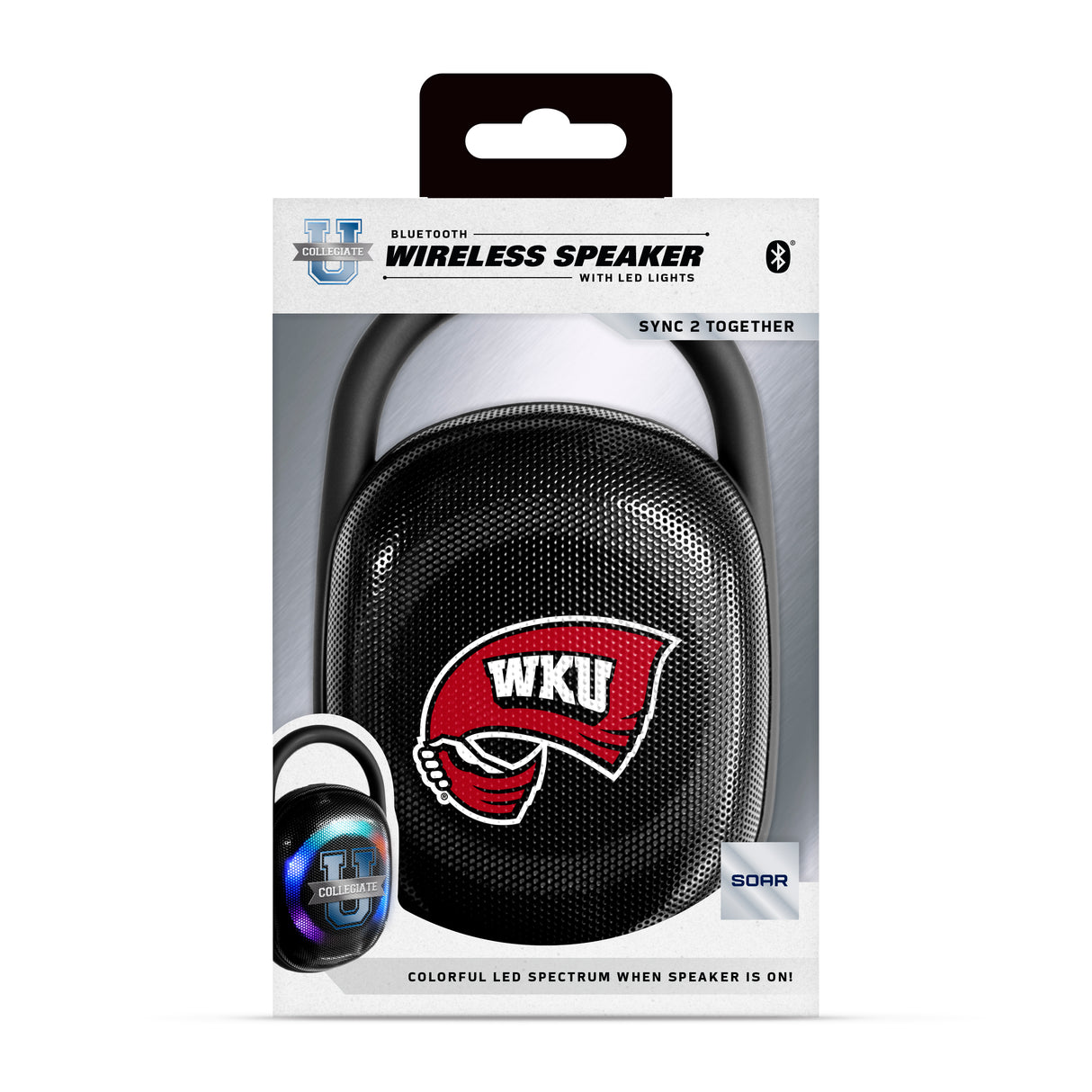 Western Kentucky Hilltoppers NCAA Portable Bluetooth Speaker