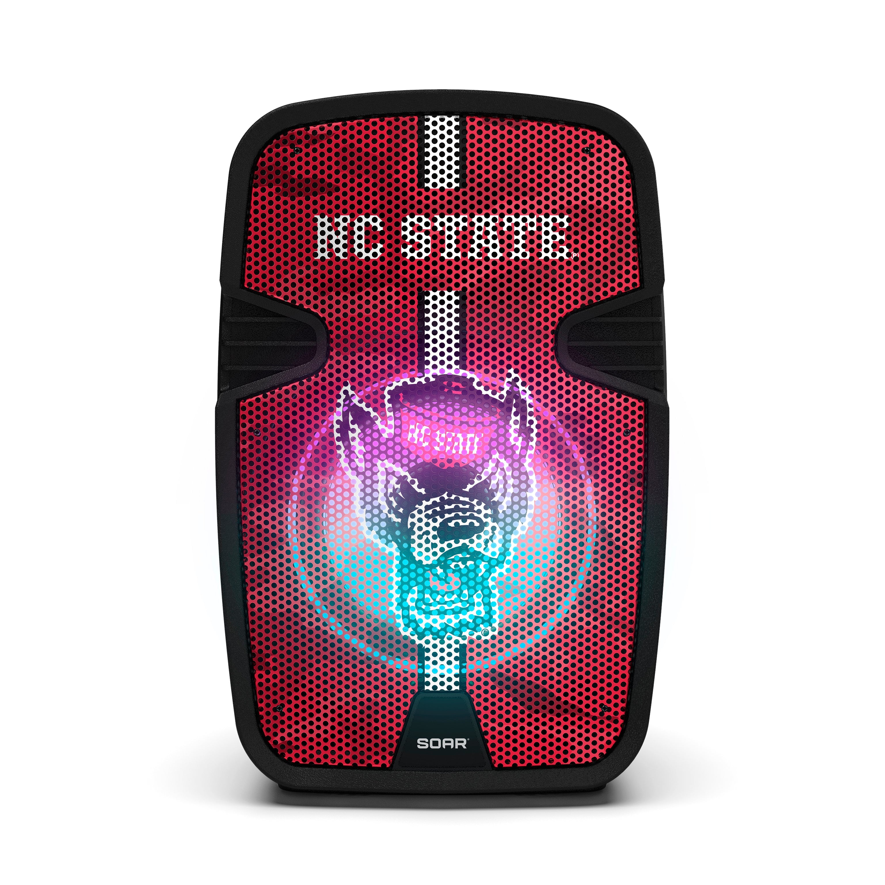 NC State Wolfpack NCAA Bluetooth Tailgate Speaker with LED