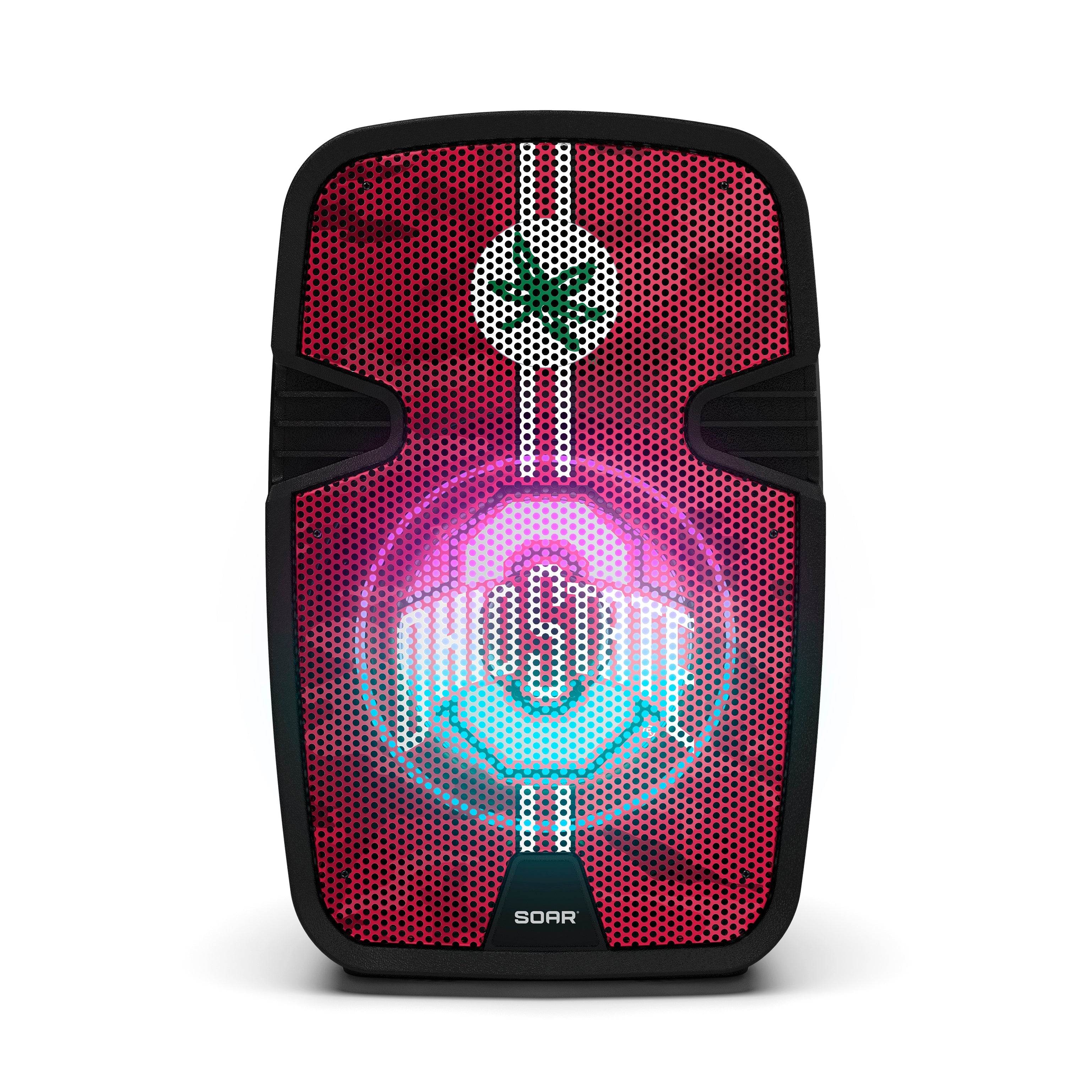 Ohio State Buckeyes NCAA Bluetooth Tailgate Speaker with LED