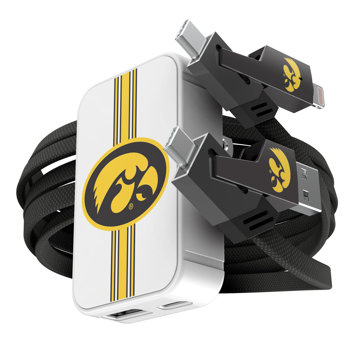 SOAR Collegiate Slim Wall Charger and 4 in 1 Multi Charging Cable