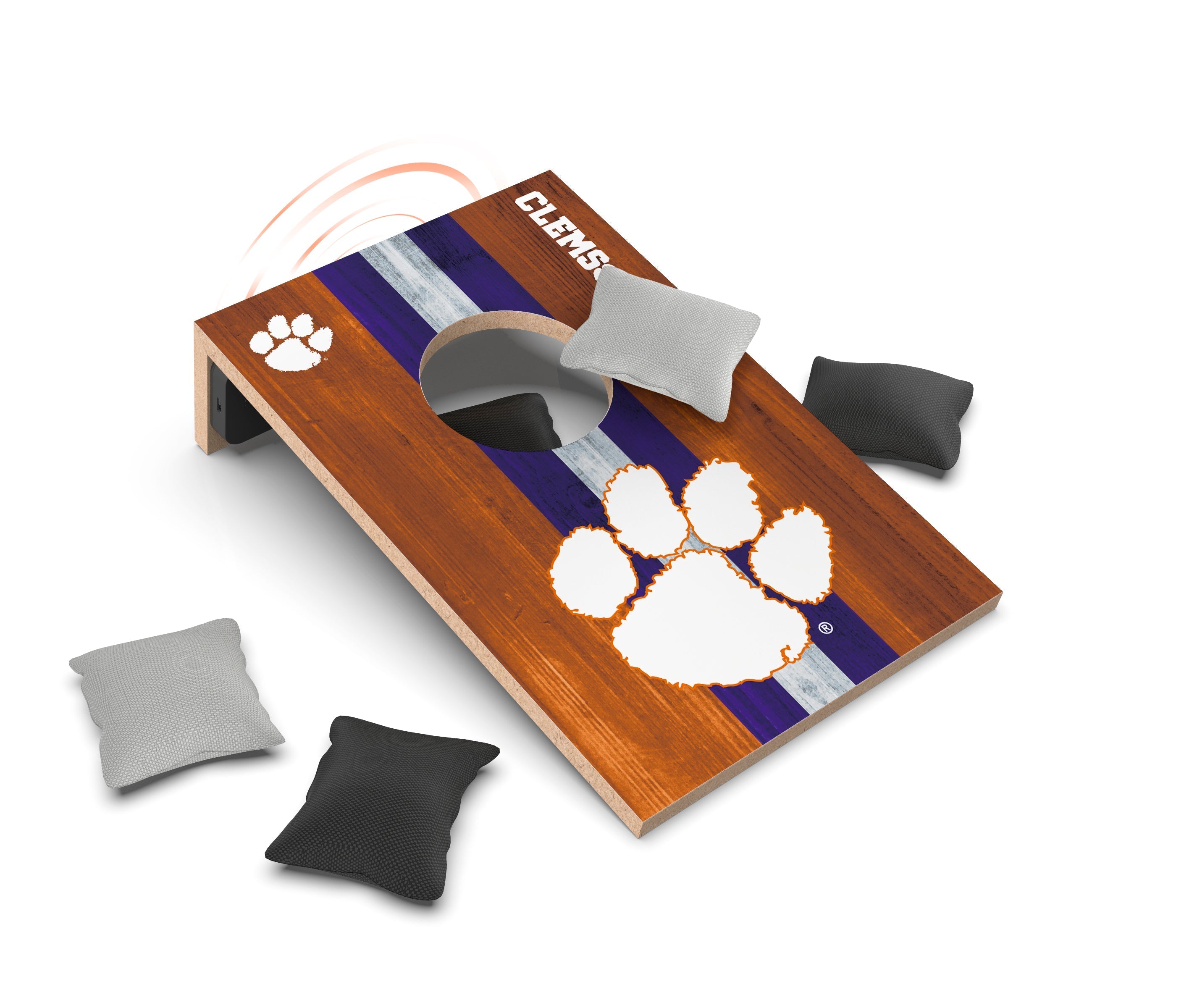 Old Dominion Monarchs NCAA Cornhole Game + Bluetooth Speaker