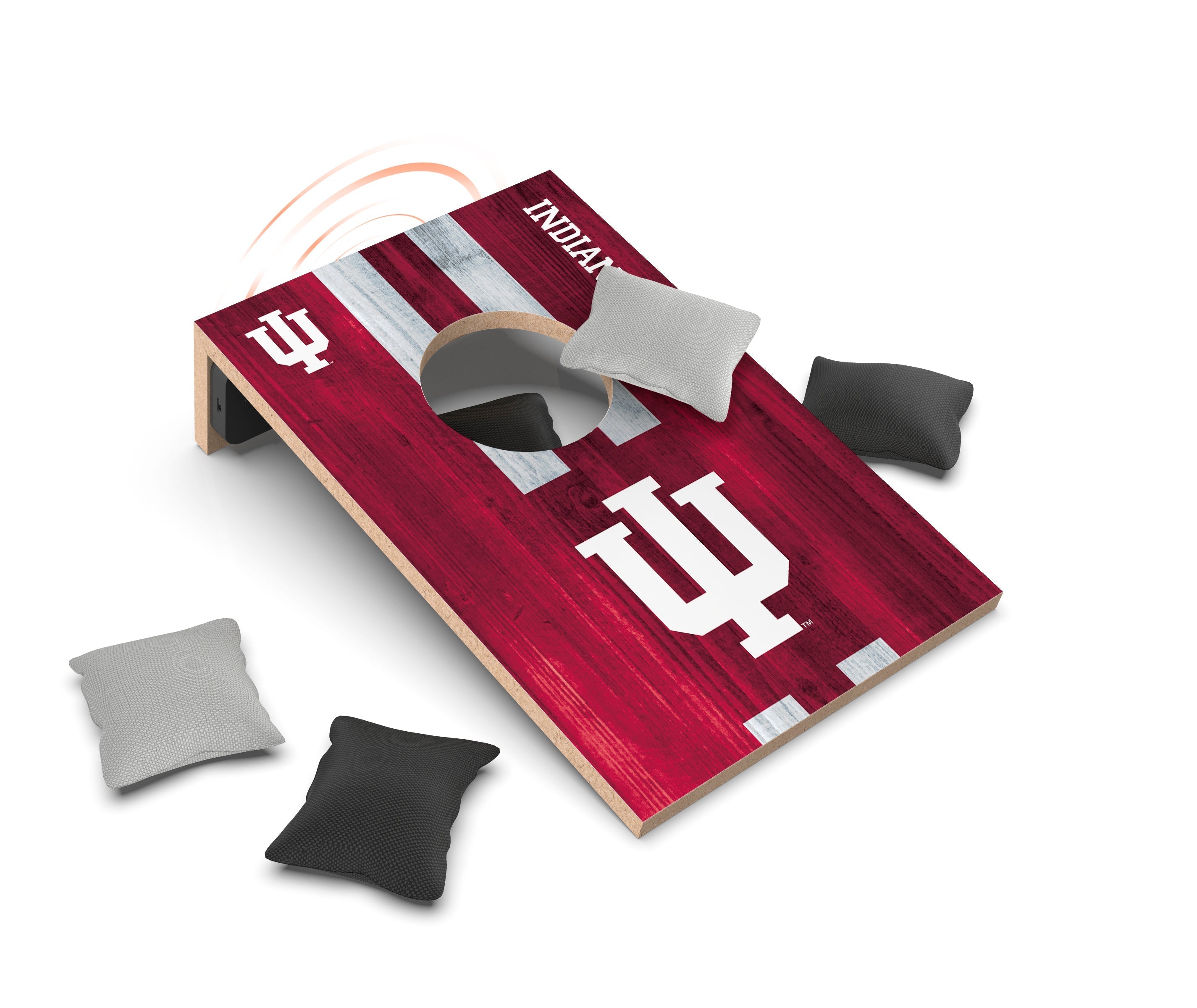 Indiana Hoosiers NCAA Cornhole Game + Bluetooth Speaker