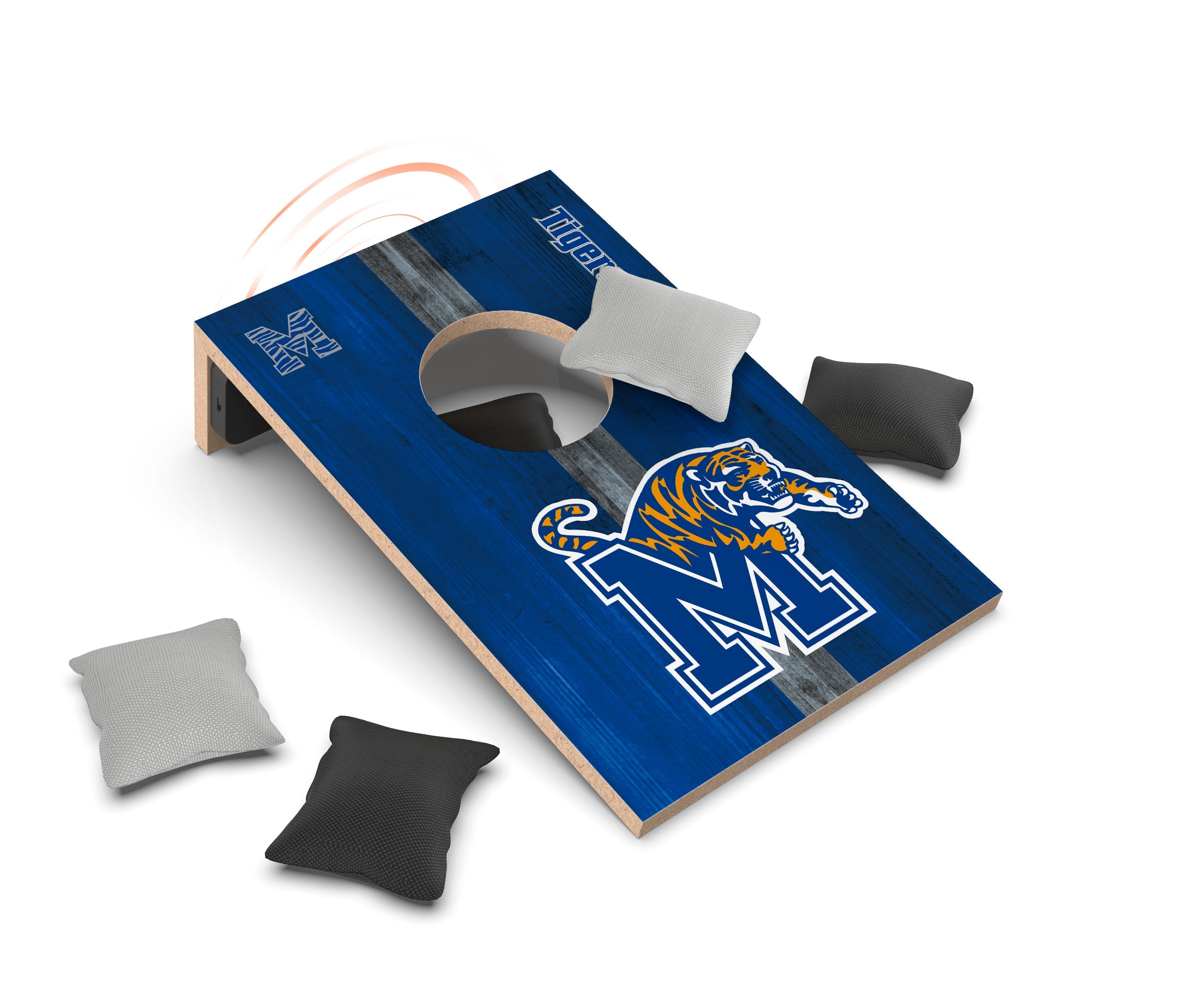 Memphis Tigers NCAA Cornhole Game + Bluetooth Speaker