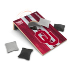 Oklahoma Sooners NCAA Cornhole Game + Bluetooth Speaker