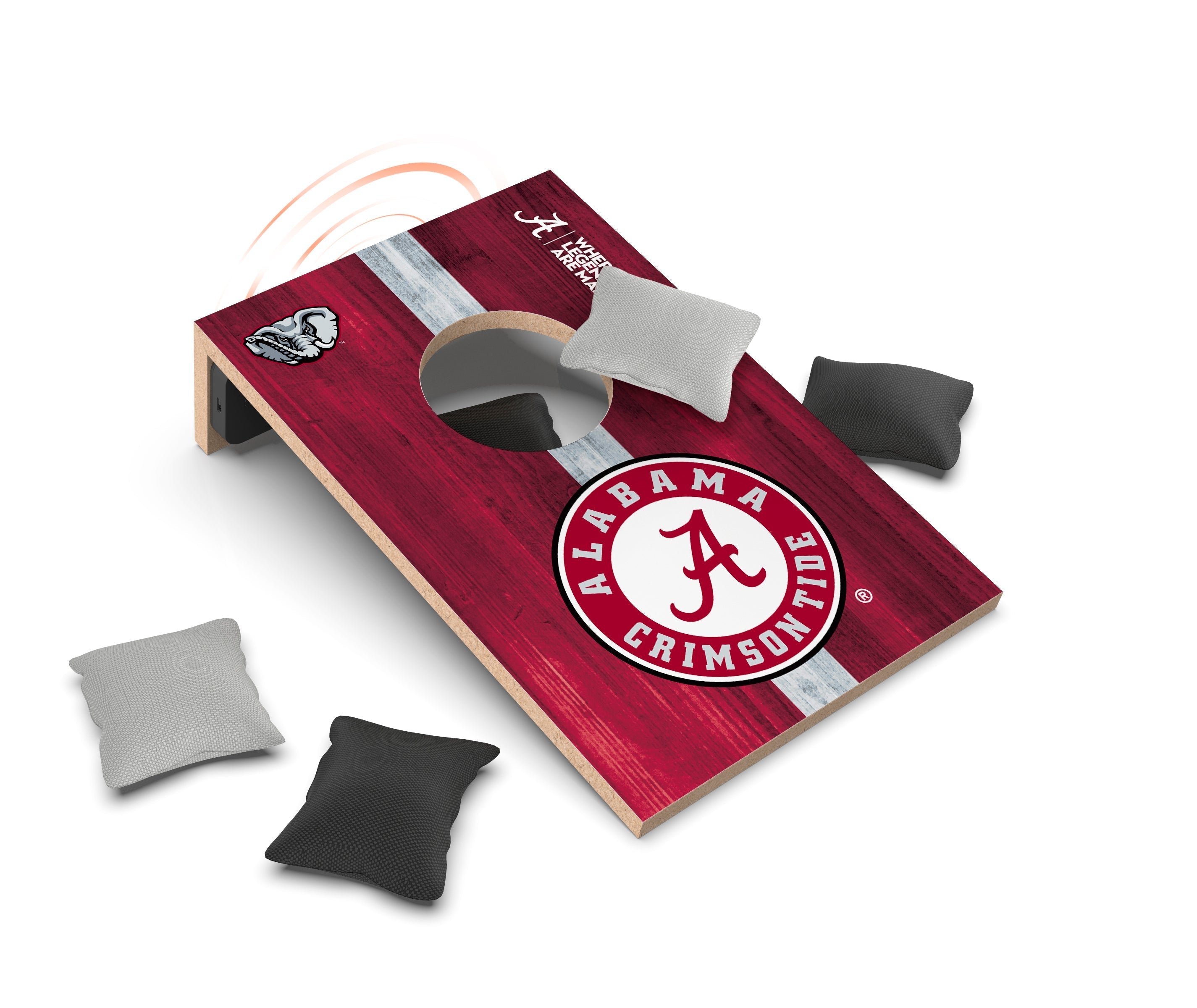 Alabama Crimson Tide NCAA Cornhole Game + Bluetooth Speaker