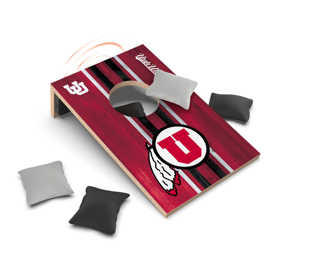 Utah Utes NCAA Cornhole Game + Bluetooth Speaker