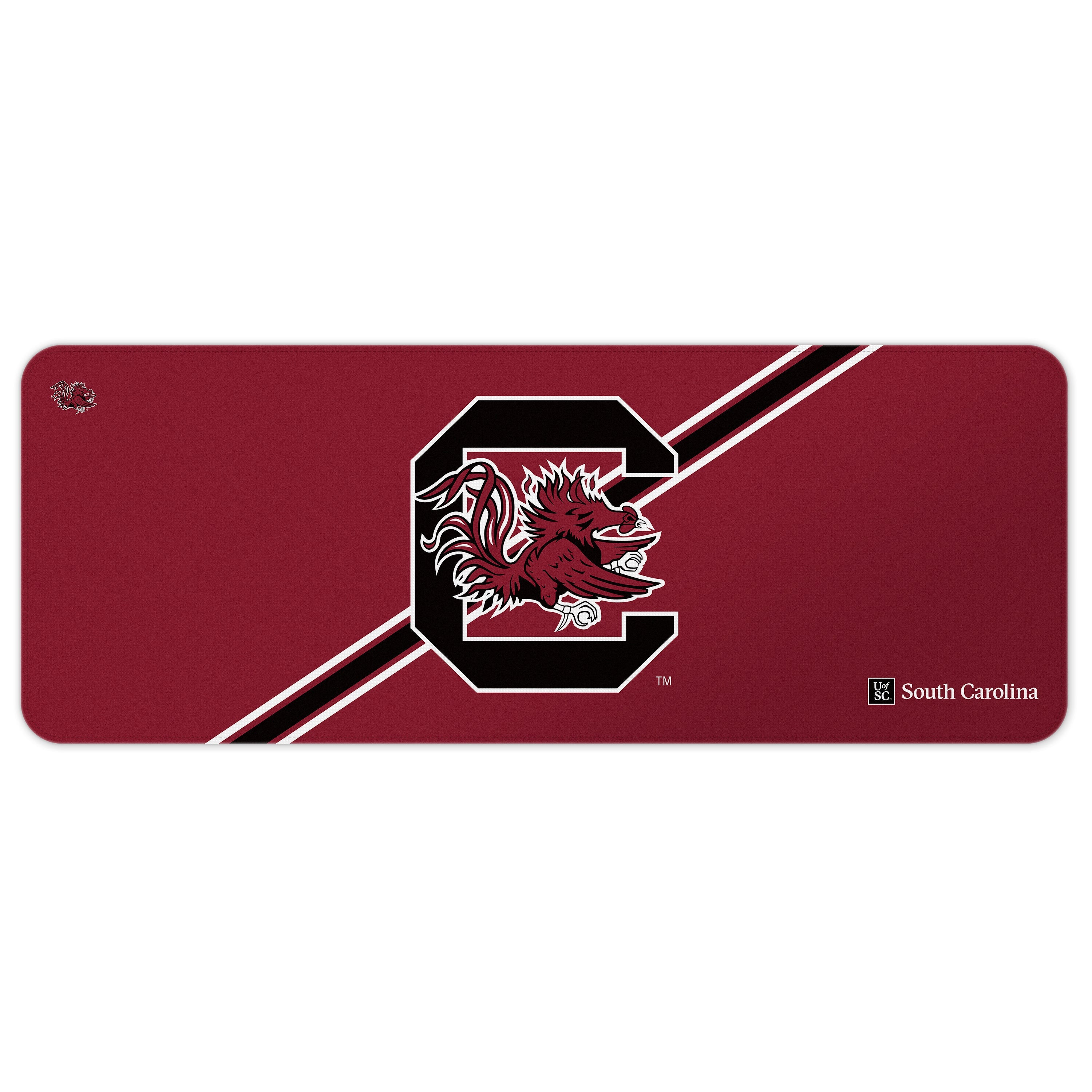 South Carolina Gamecocks Collegiate Team Stripe Desk Mat