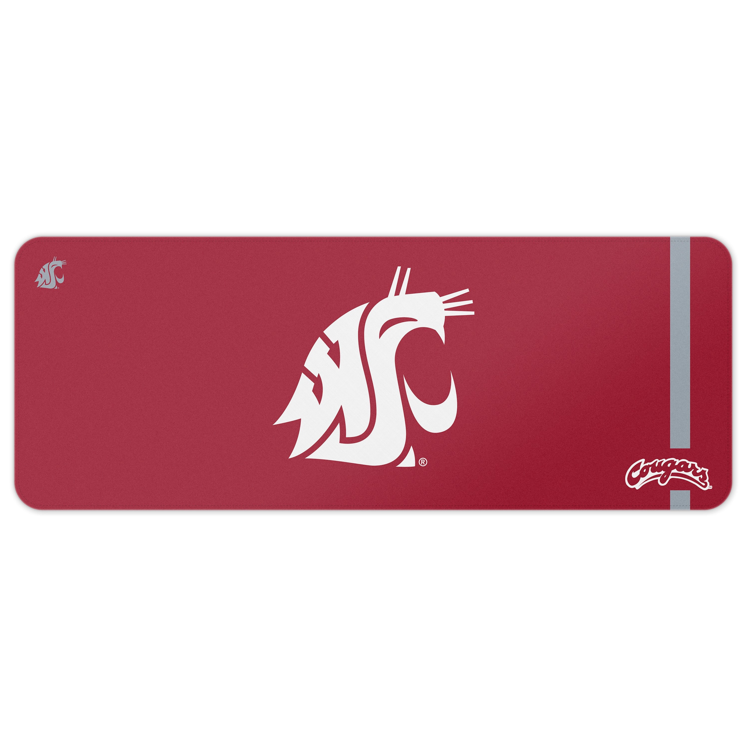 Washington State Cougars Collegiate Team Stripe Desk Mat