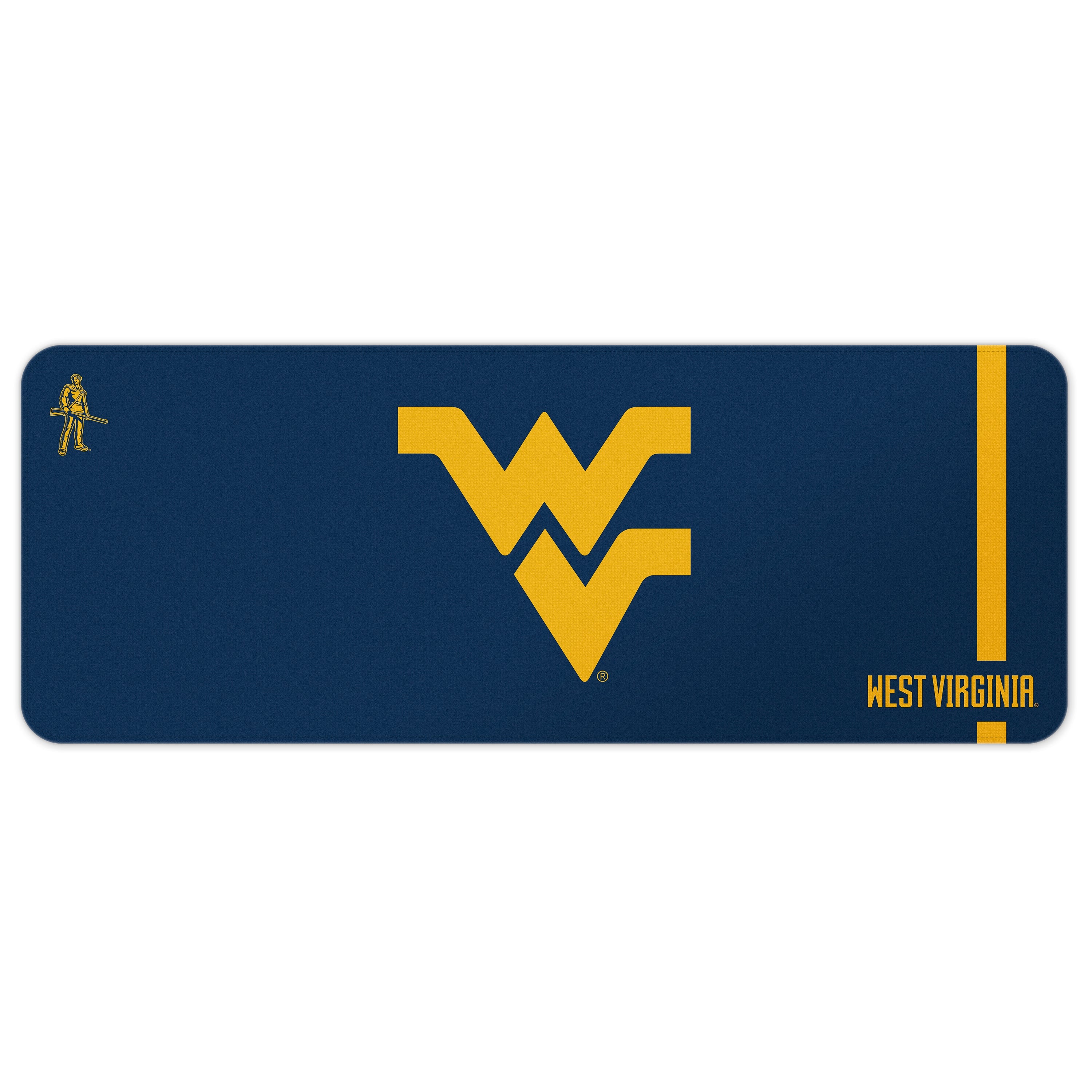 West Virginia Mountaineers Collegiate Team Stripe Desk Mat