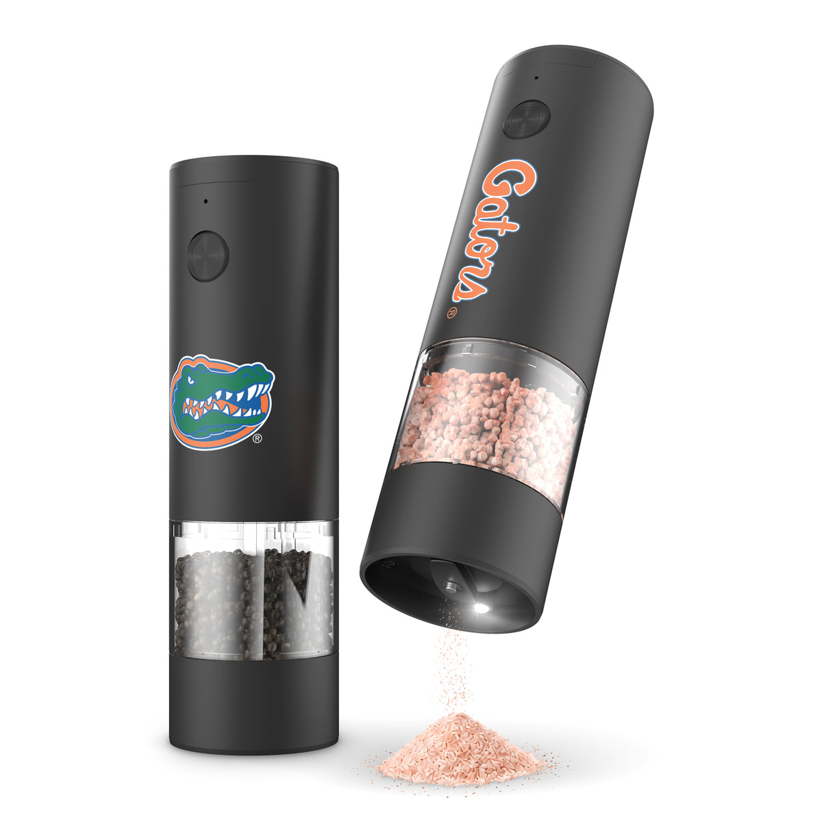 SOAR NCAA Electric Salt and Pepper Grinder Set- Florida Gators
