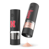 SOAR NCAA Electric Salt and Pepper Grinder Set- Nebraska Cornhuskers
