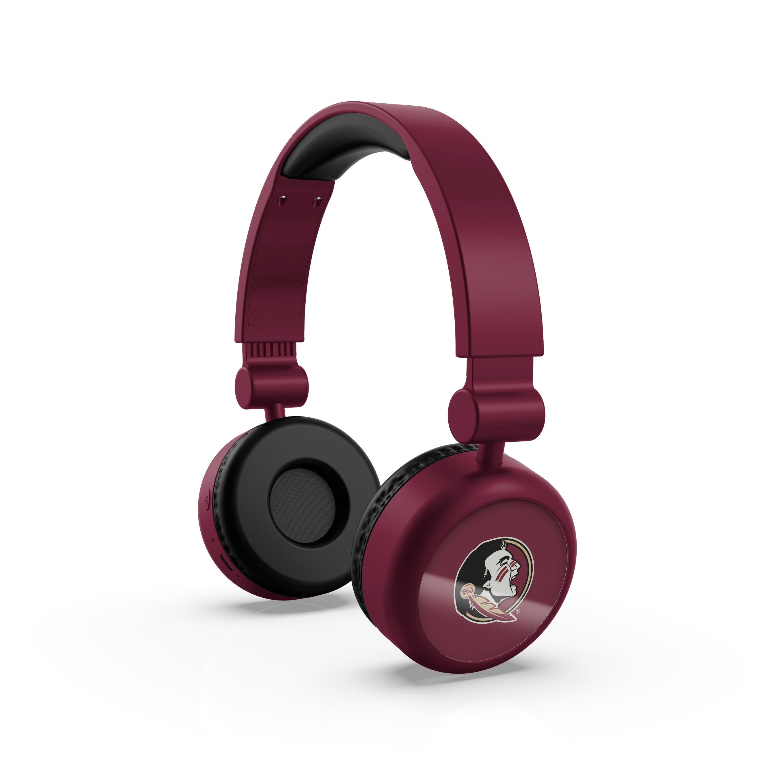 Florida State Seminoles NCAA Lightweight Wireless Bluetooth On-Ear Headphones