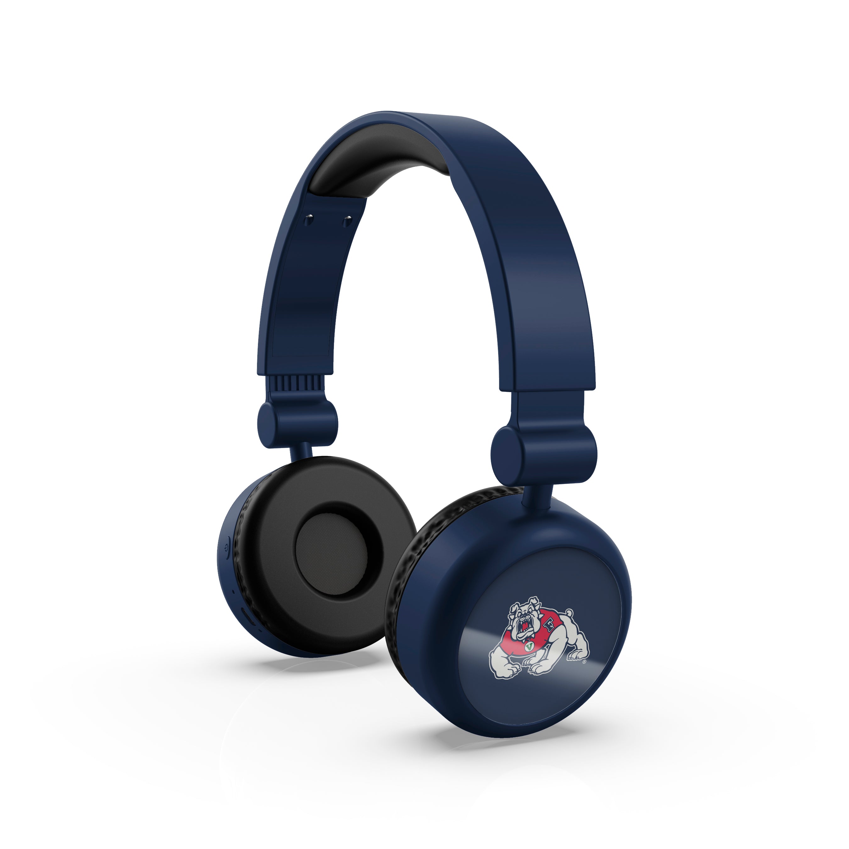 Fresno State Bulldogs NCAA Lightweight Wireless Bluetooth On-Ear Headphones
