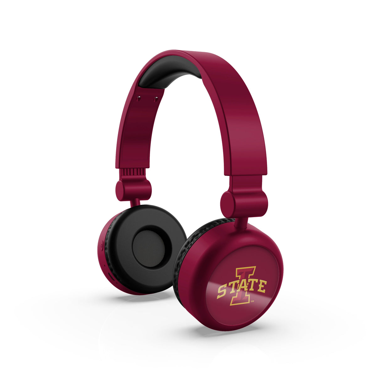 Iowa State Cyclones NCAA Lightweight Wireless Bluetooth On-Ear Headphones