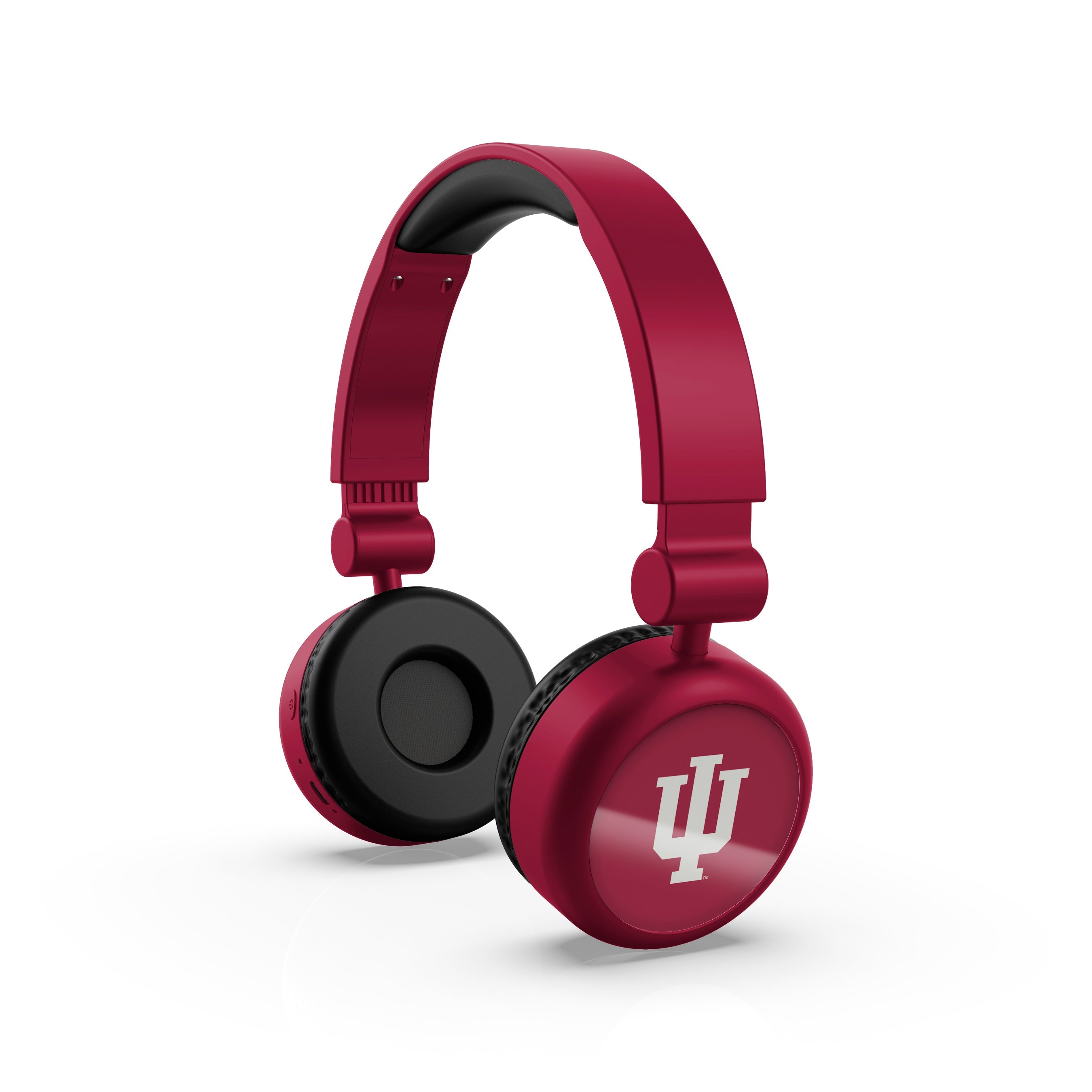 Indiana Hoosiers NCAA Lightweight Wireless Bluetooth On-Ear Headphones