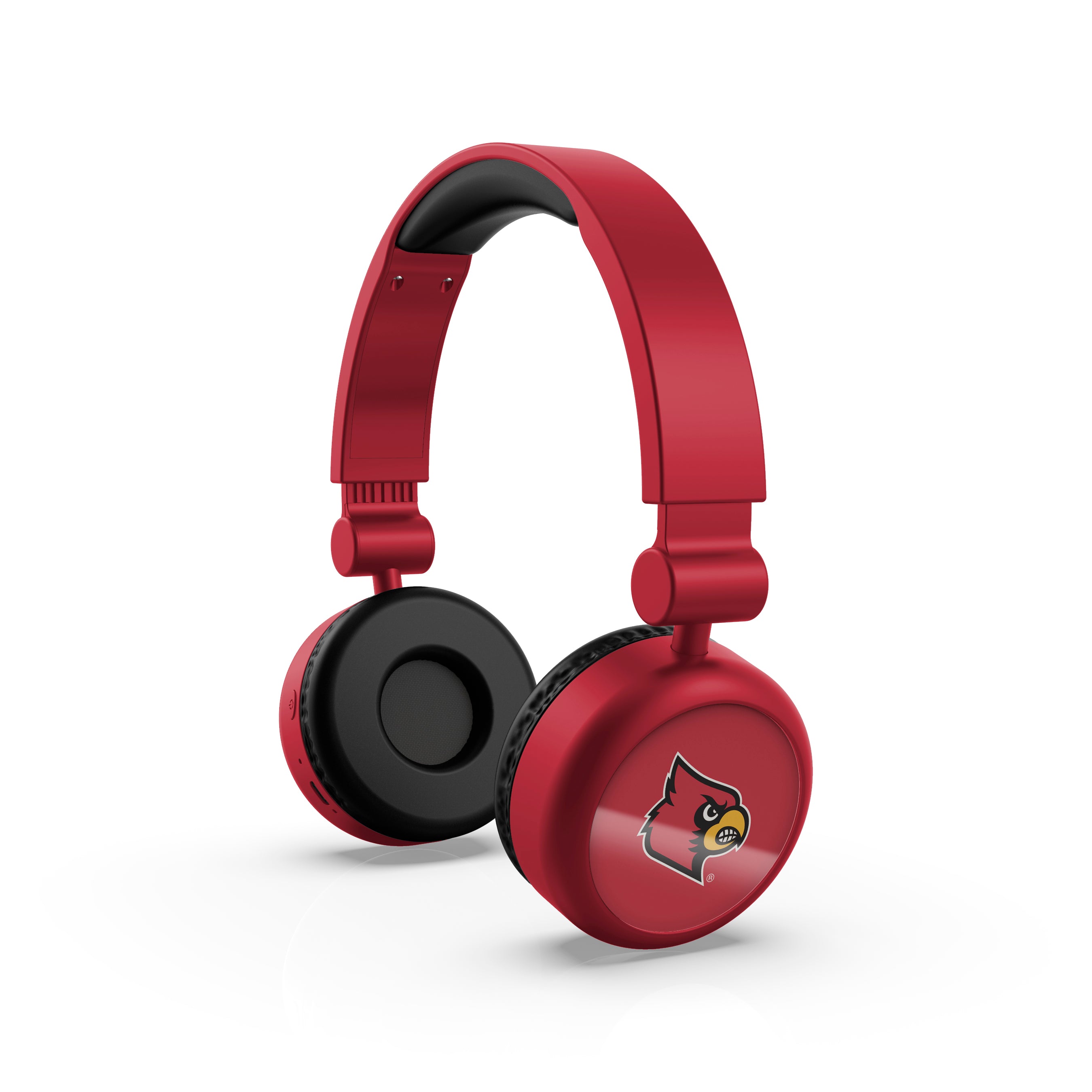 Louisville Cardinals NCAA Lightweight Wireless Bluetooth On-Ear Headphones