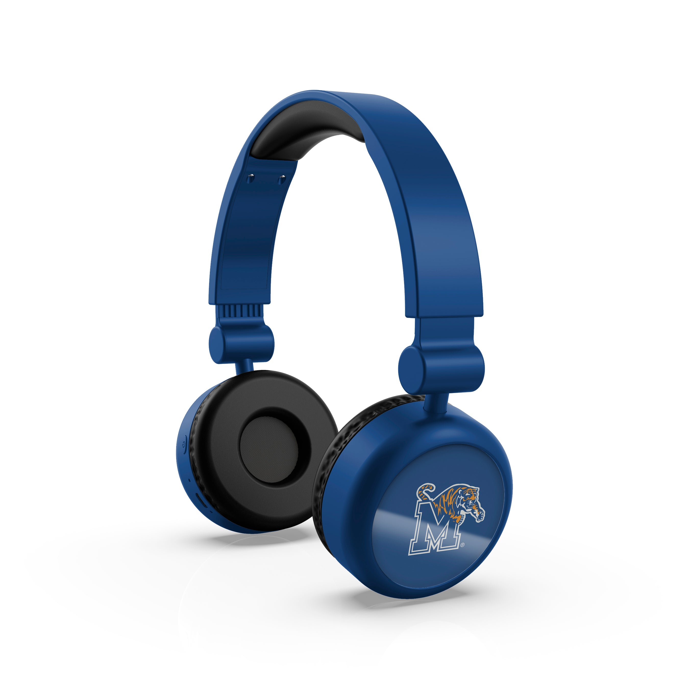 Memphis Tigers NCAA Lightweight Wireless Bluetooth On-Ear Headphones