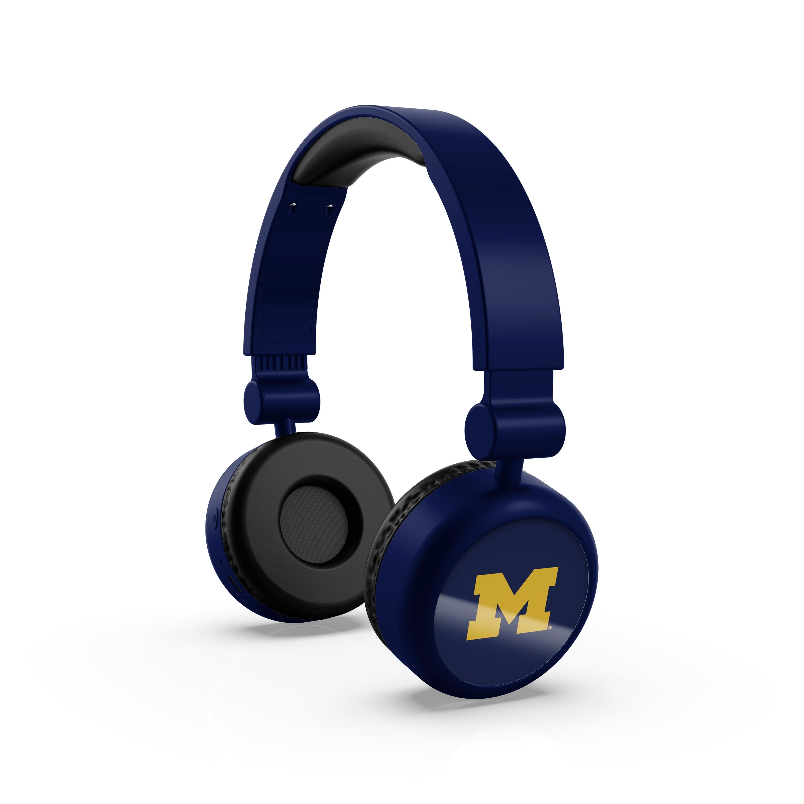 Michigan Wolverines NCAA Lightweight Wireless Bluetooth On-Ear Headphones