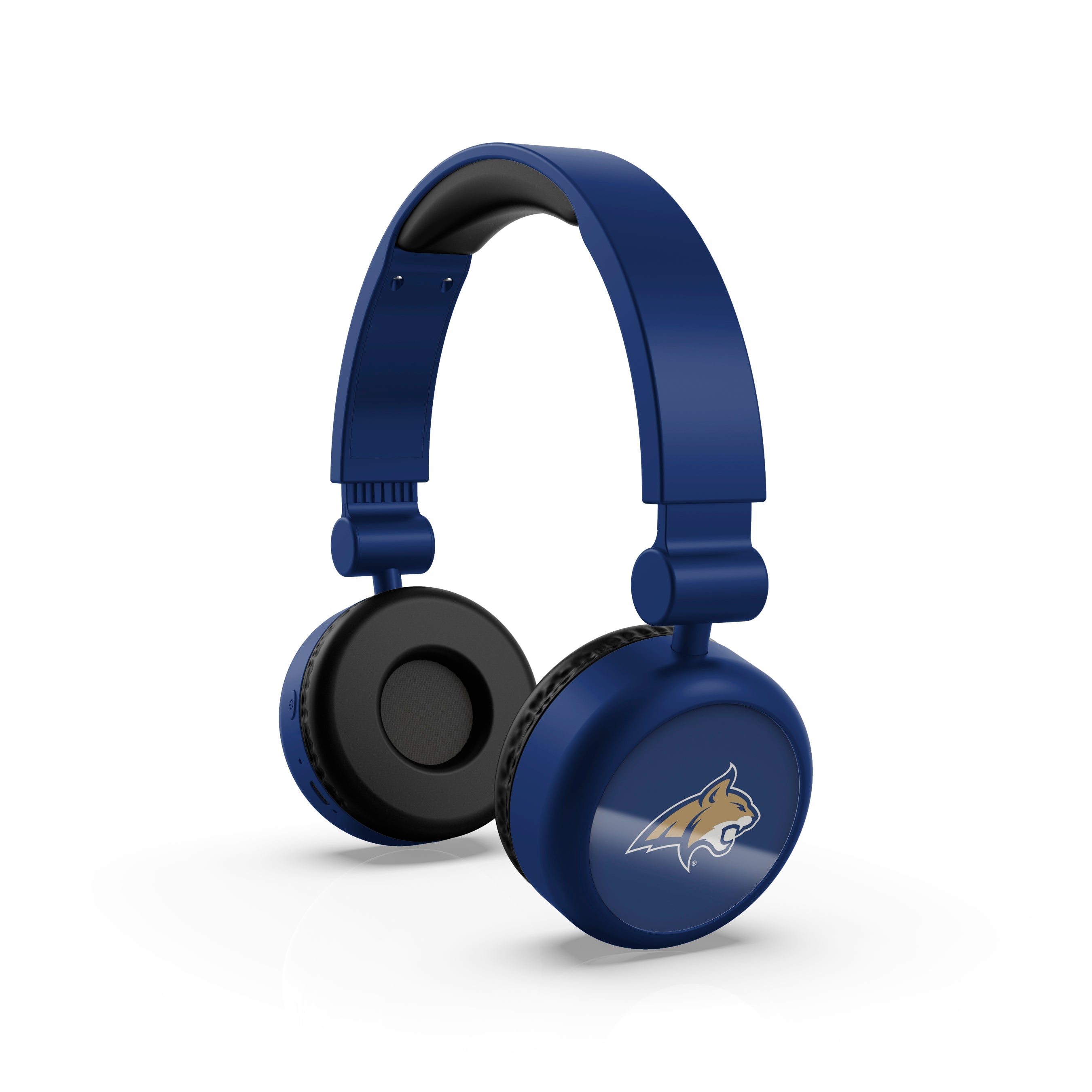 Montana State Bobcats NCAA Lightweight Wireless Bluetooth On-Ear Headphones