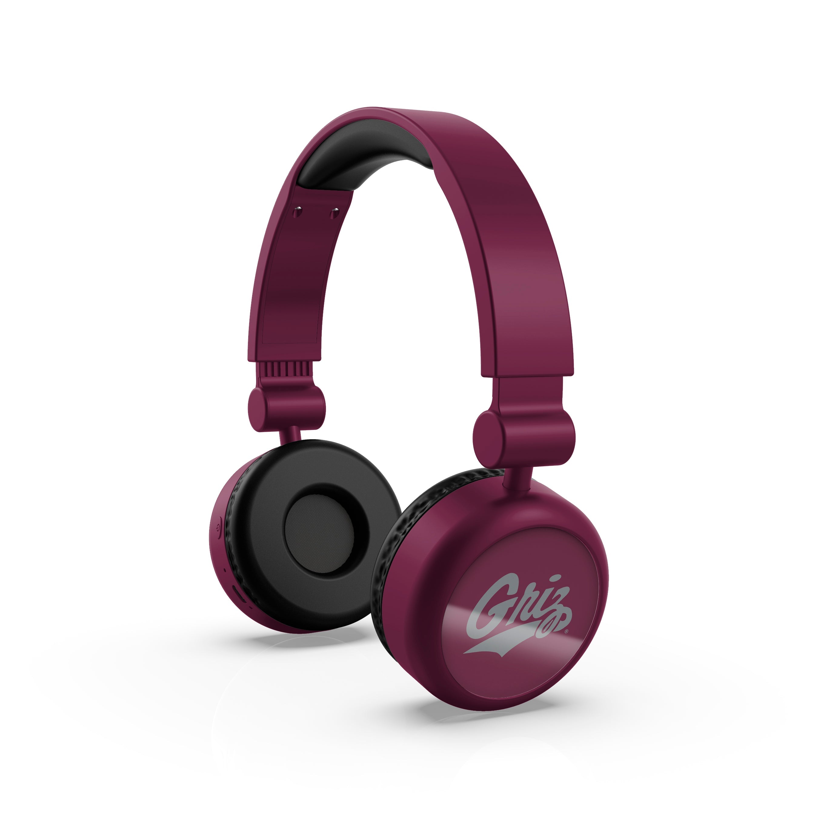 Montana Grizzlies NCAA Lightweight Wireless Bluetooth On-Ear Headphones