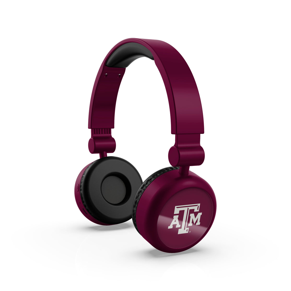 Texas A&M Aggies NCAA Lightweight Wireless Bluetooth On-Ear Headphones