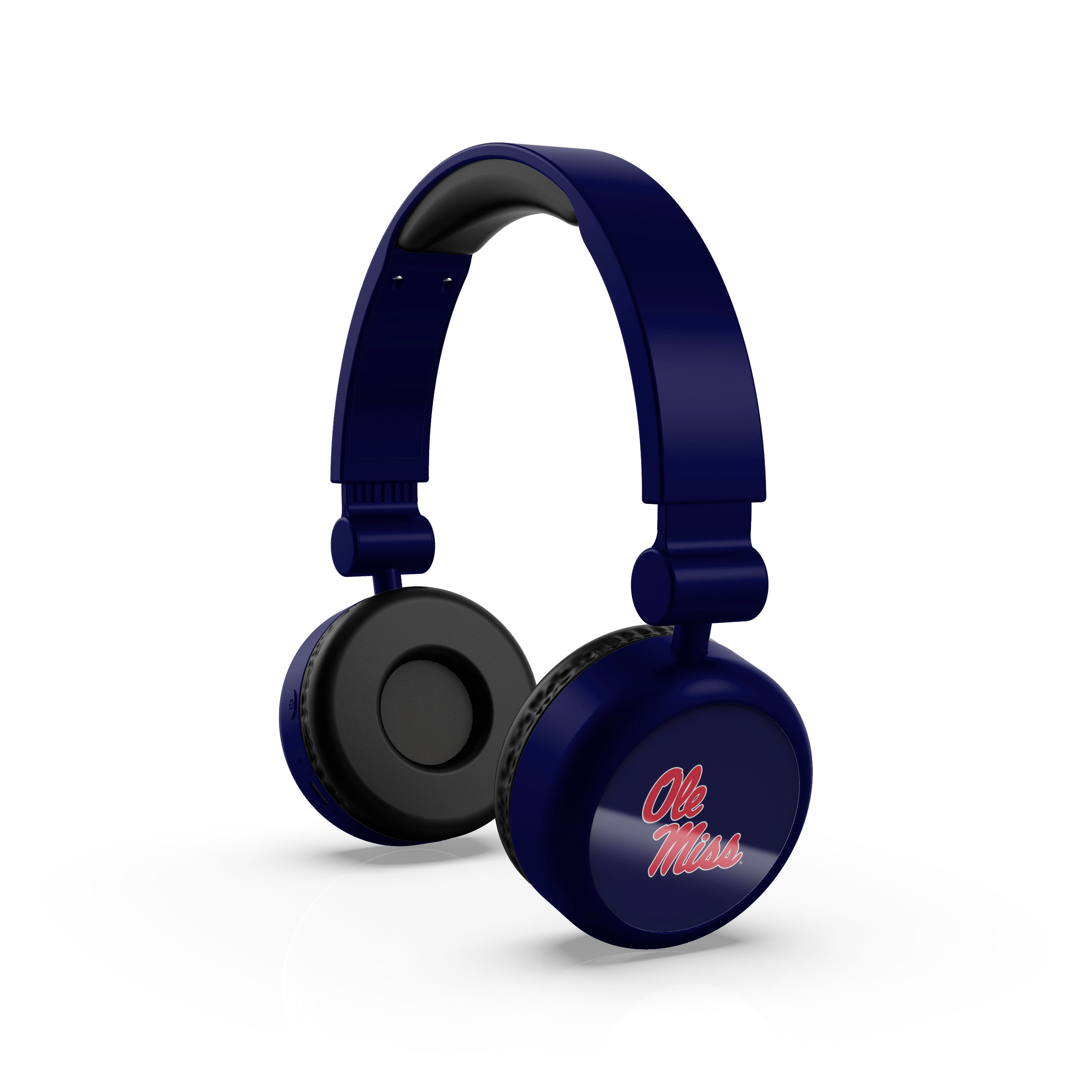 Ole Miss Rebels NCAA Lightweight Wireless Bluetooth On-Ear Headphones