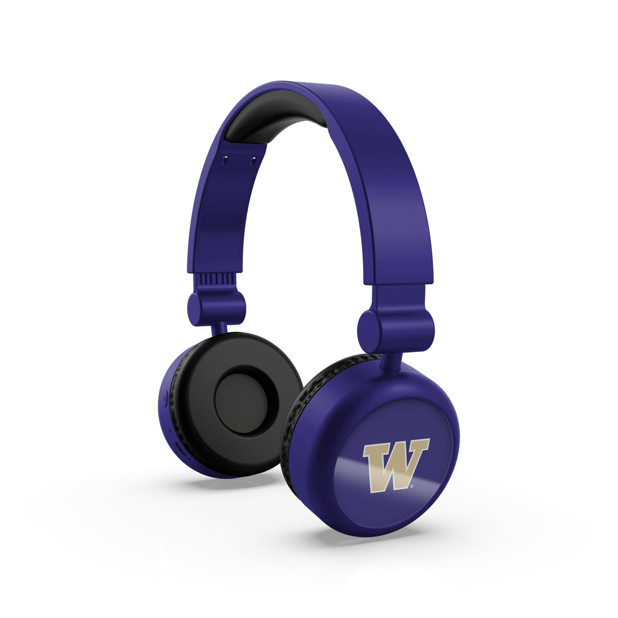 Washington Huskies NCAA Lightweight Wireless Bluetooth On-Ear Headphones