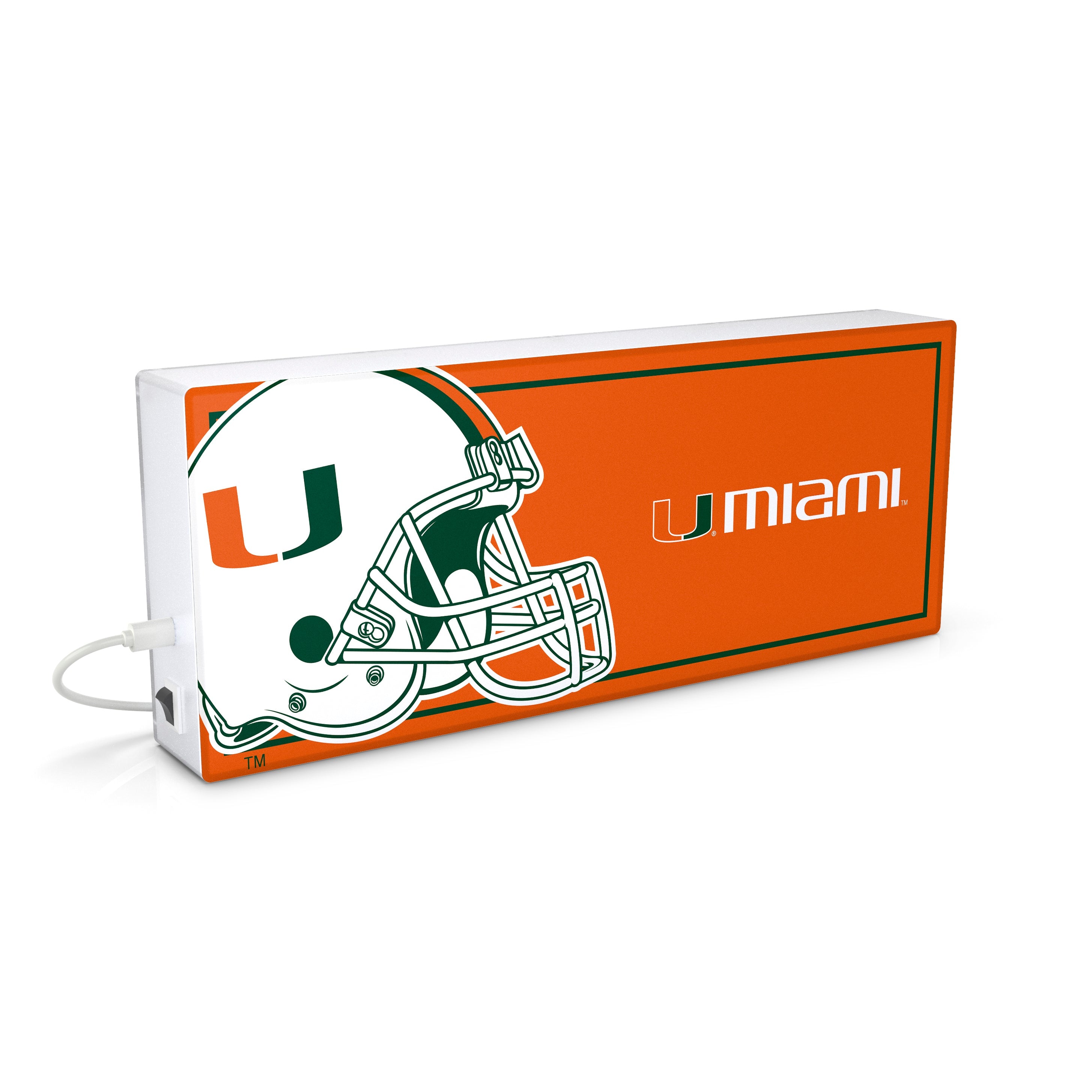 Miami Hurricanes NCAA LED Ambience Light Box