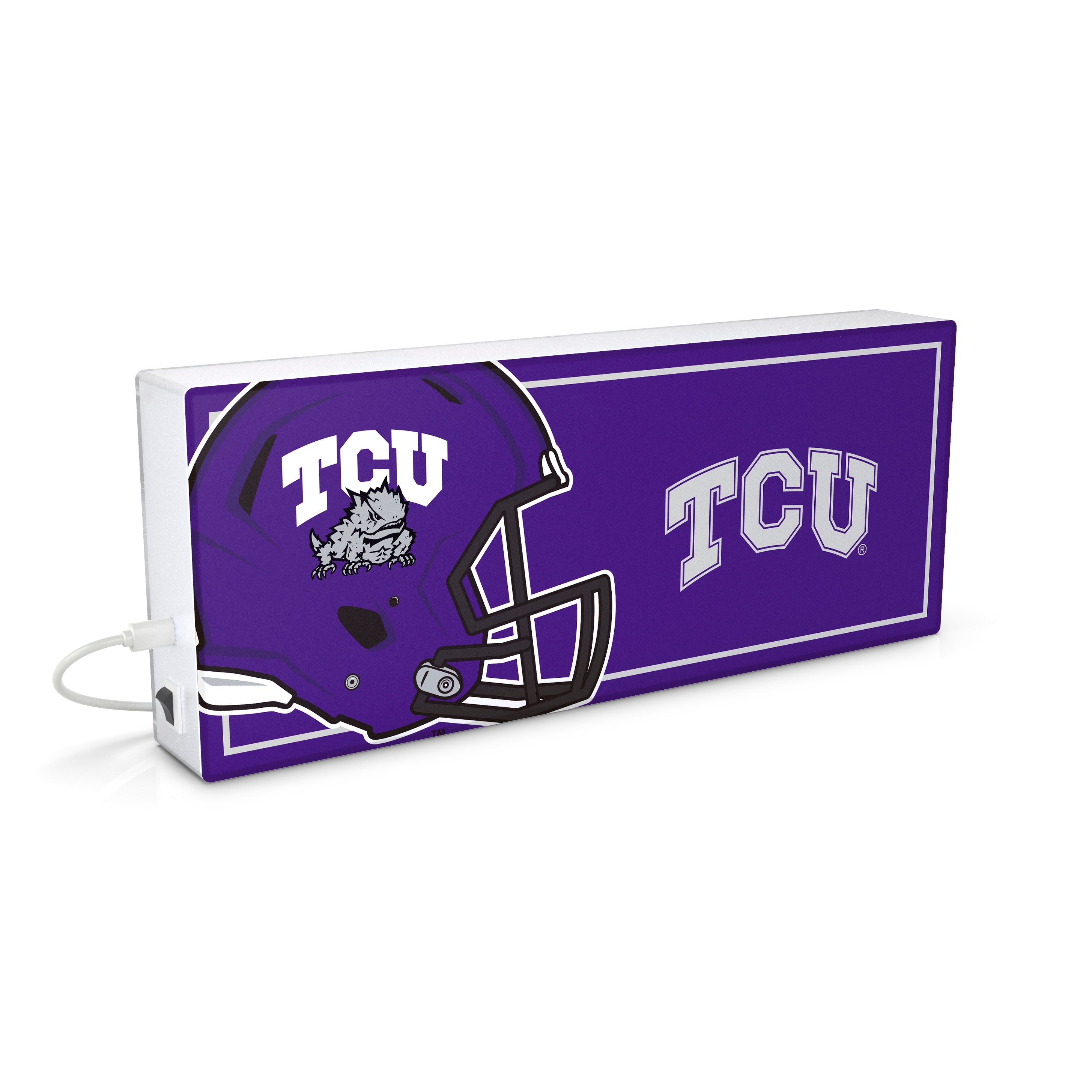 TCU Horned Frogs NCAA LED Ambience Light Box