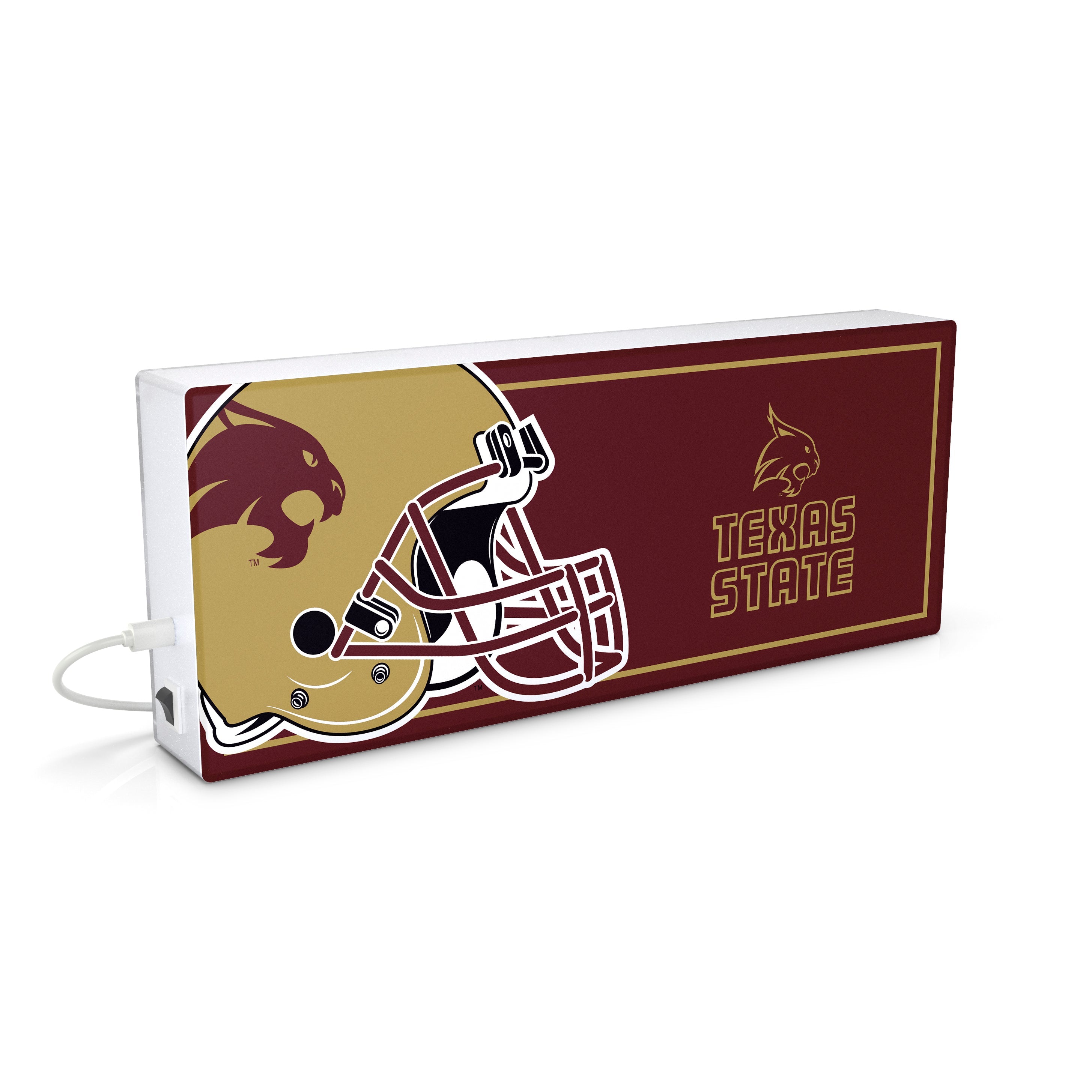 Texas State Bobcats NCAA LED Ambience Light Box