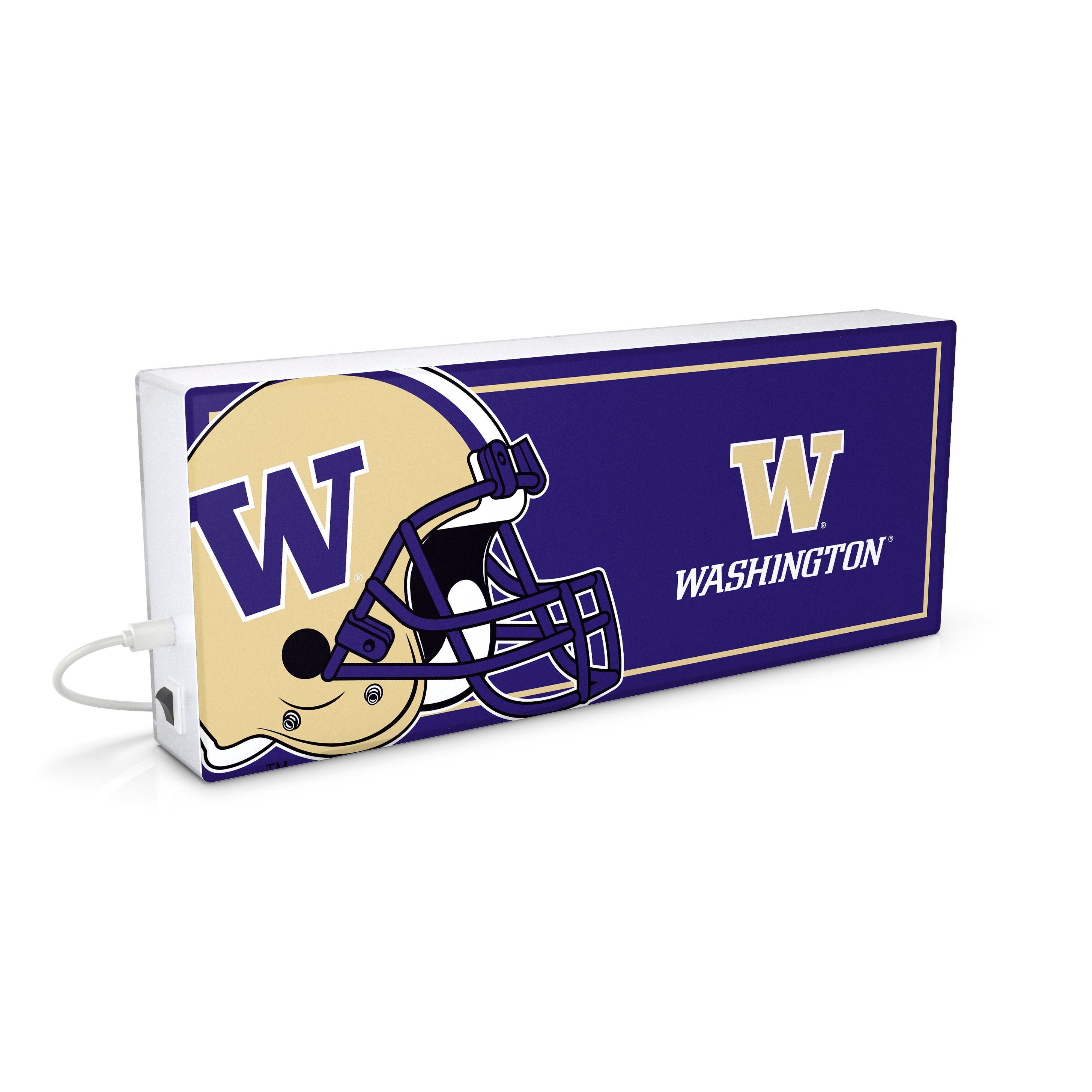 Washington Huskies NCAA LED Ambience Light Box