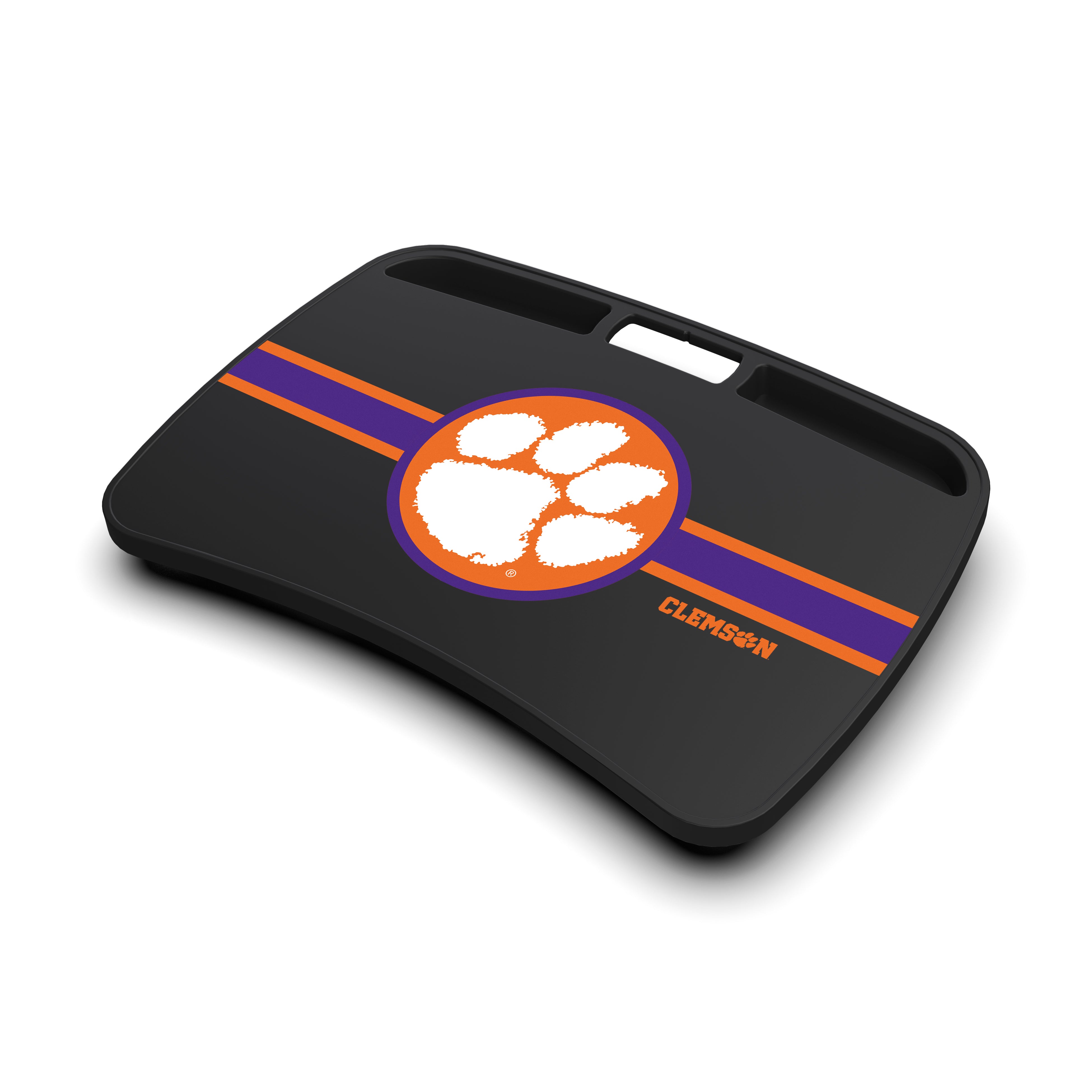 Clemson Tigers NCAA Portable Lap Desk with Memory Foam