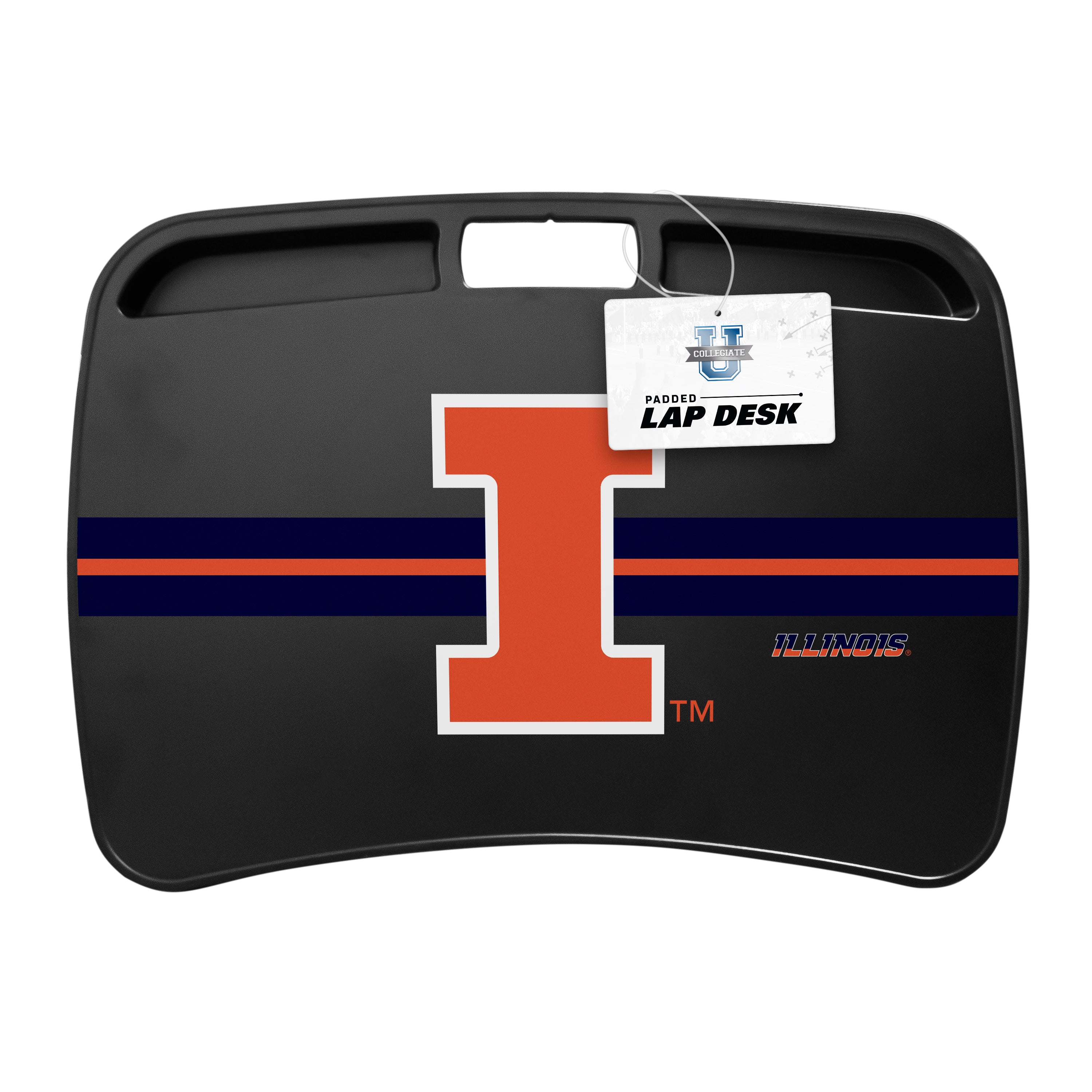 Illinois Fighting Illini NCAA Portable Lap Desk with Memory Foam