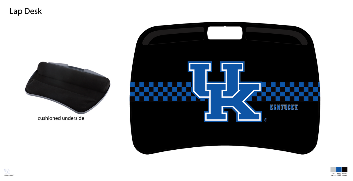 Kentucky Wildcats NCAA Portable Lap Desk with Memory Foam