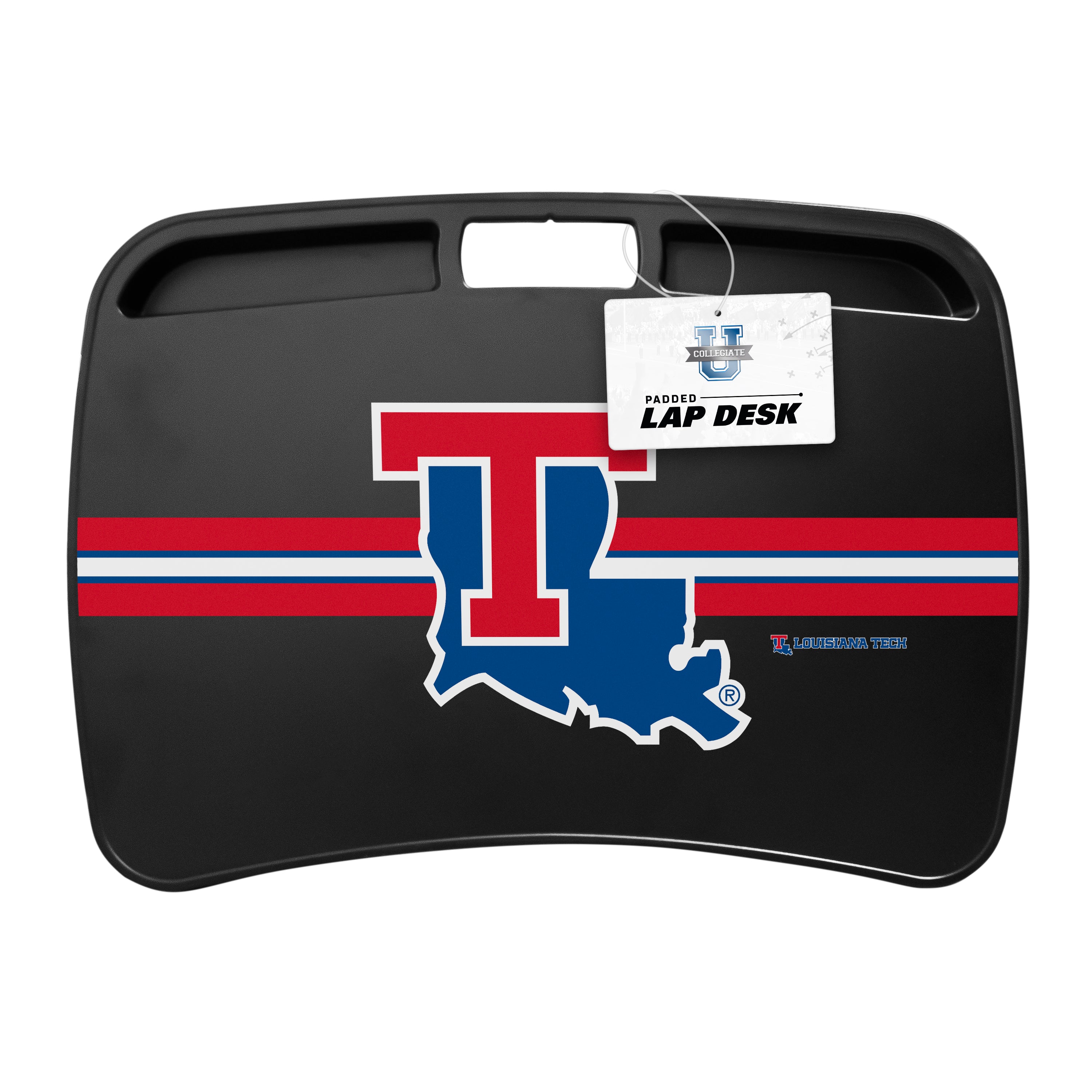 Louisiana Tech Bulldogs NCAA Portable Lap Desk with Memory Foam