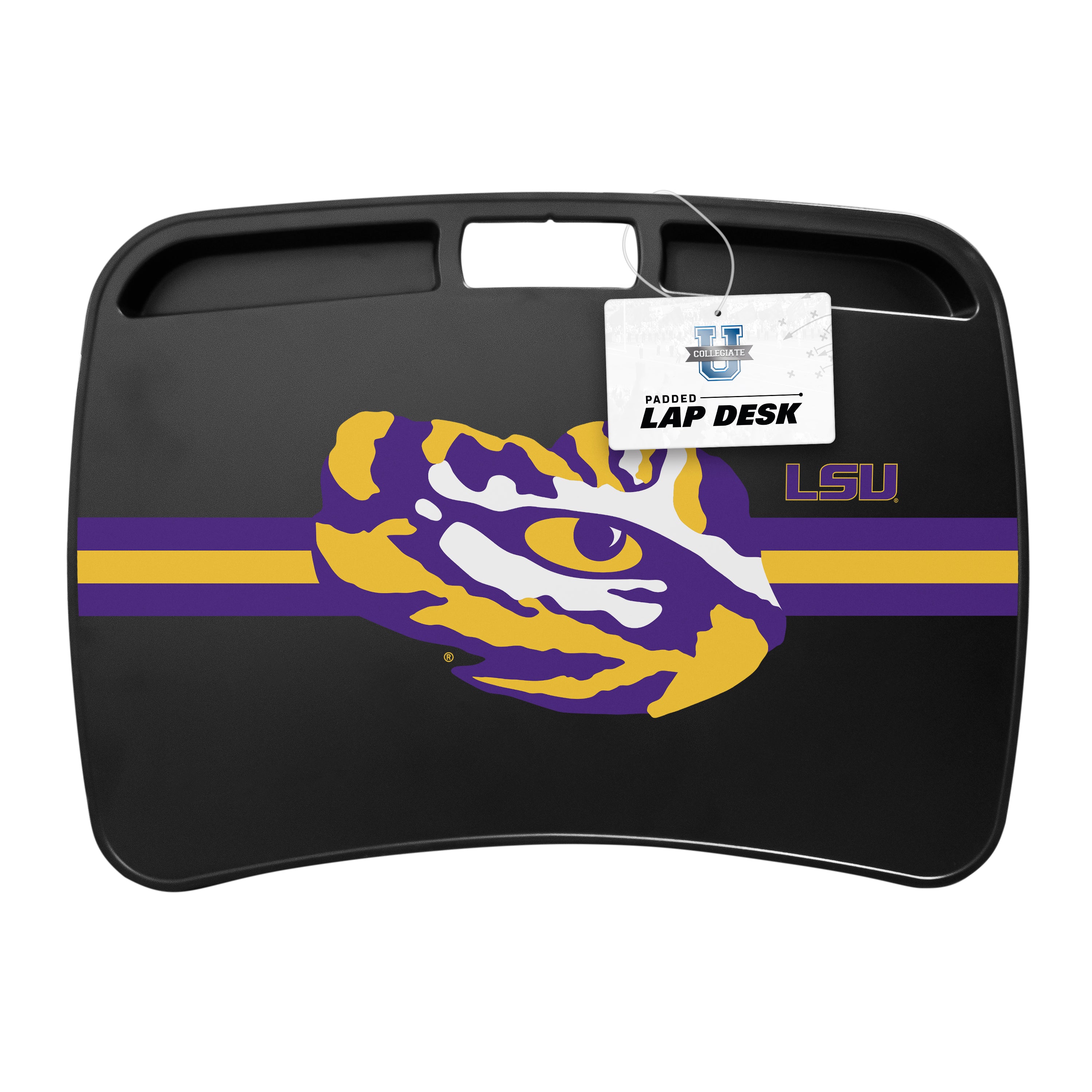 LSU Tigers NCAA Portable Lap Desk with Memory Foam