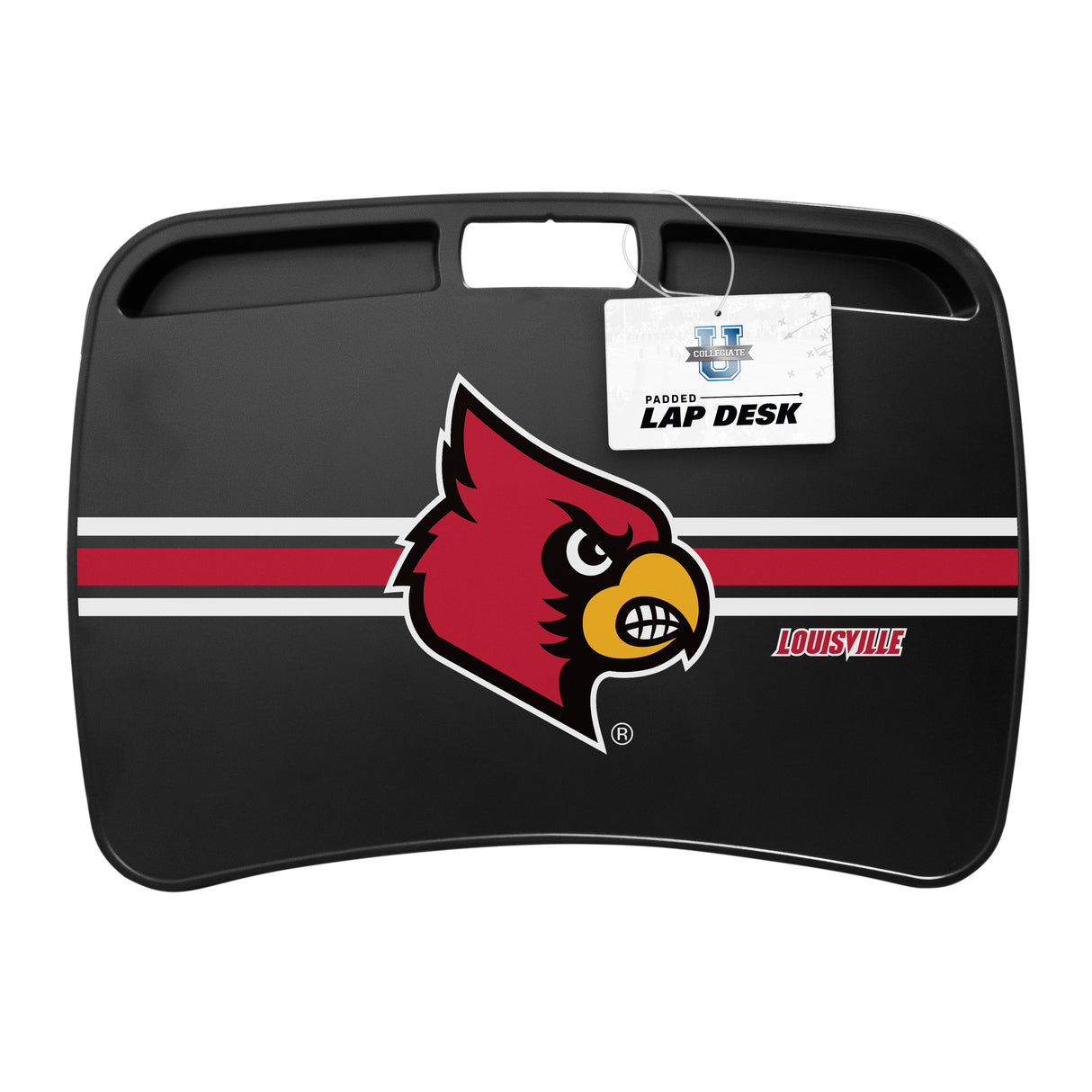Louisville Cardinals NCAA Portable Lap Desk with Memory Foam