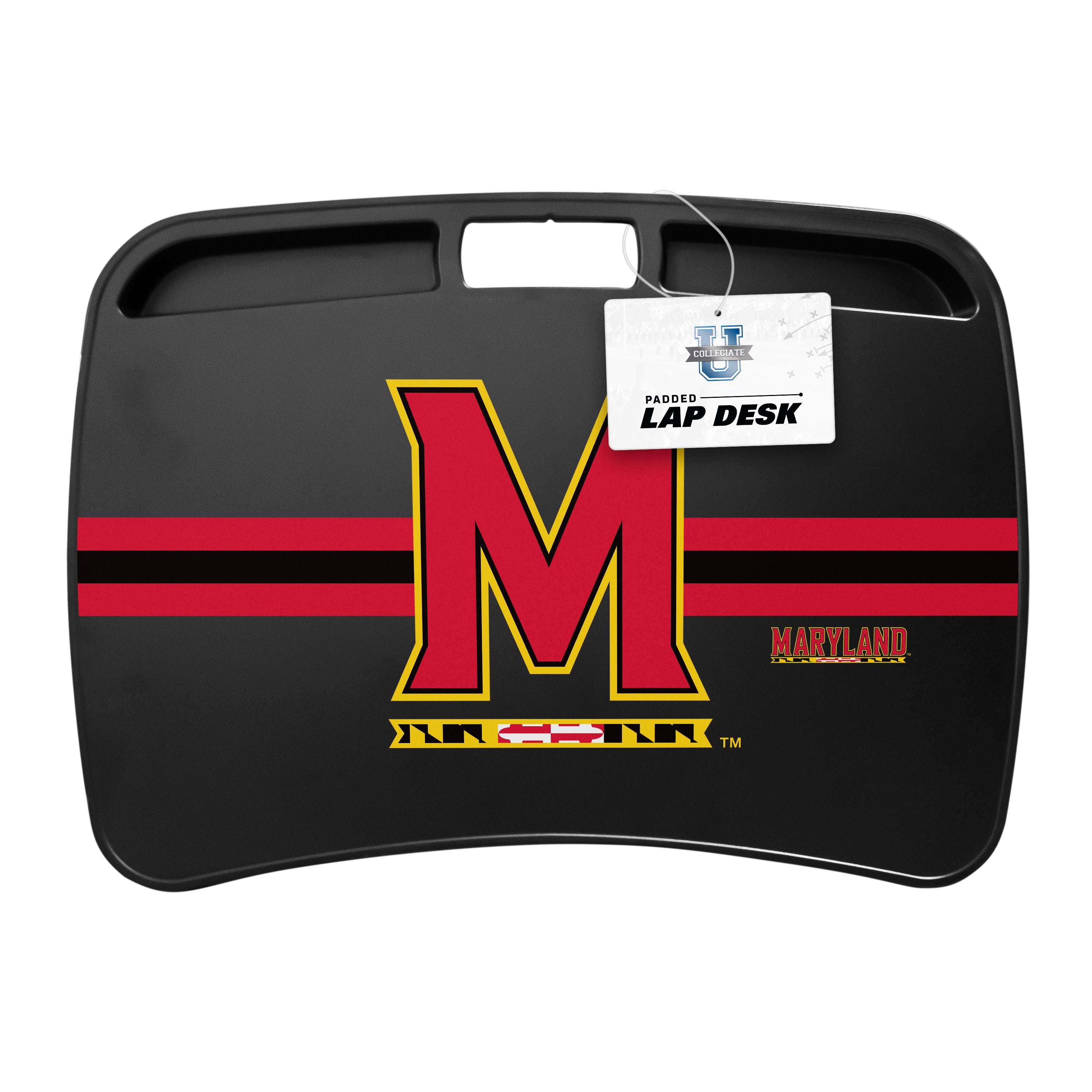 Maryland Terrapins NCAA Portable Lap Desk with Memory Foam