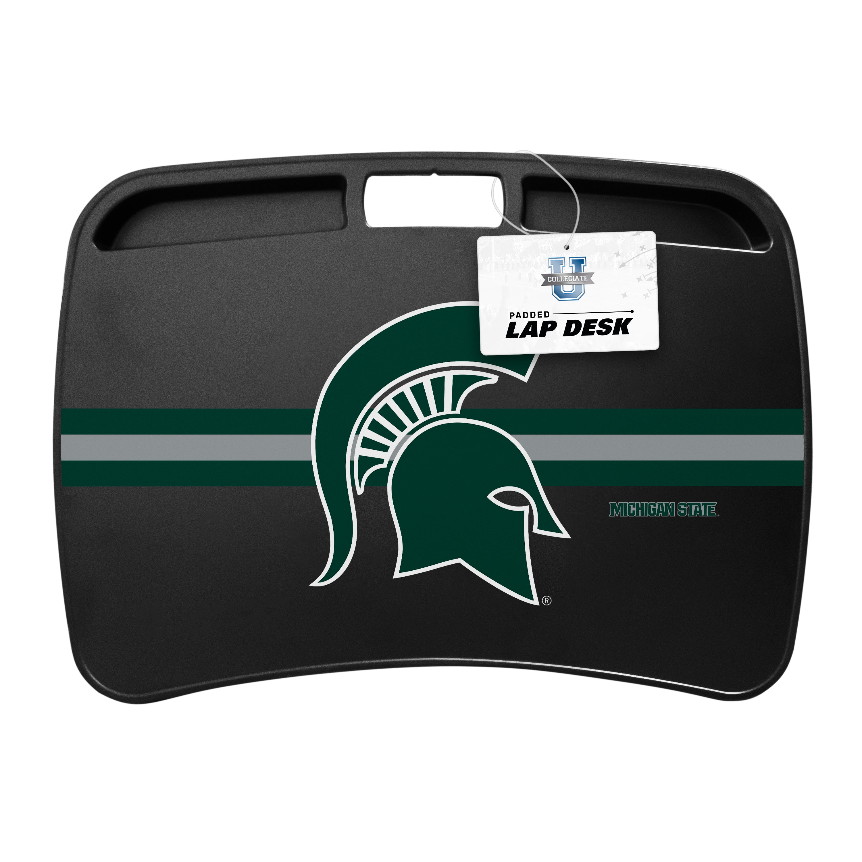 Michigan State Spartans NCAA Portable Lap Desk with Memory Foam